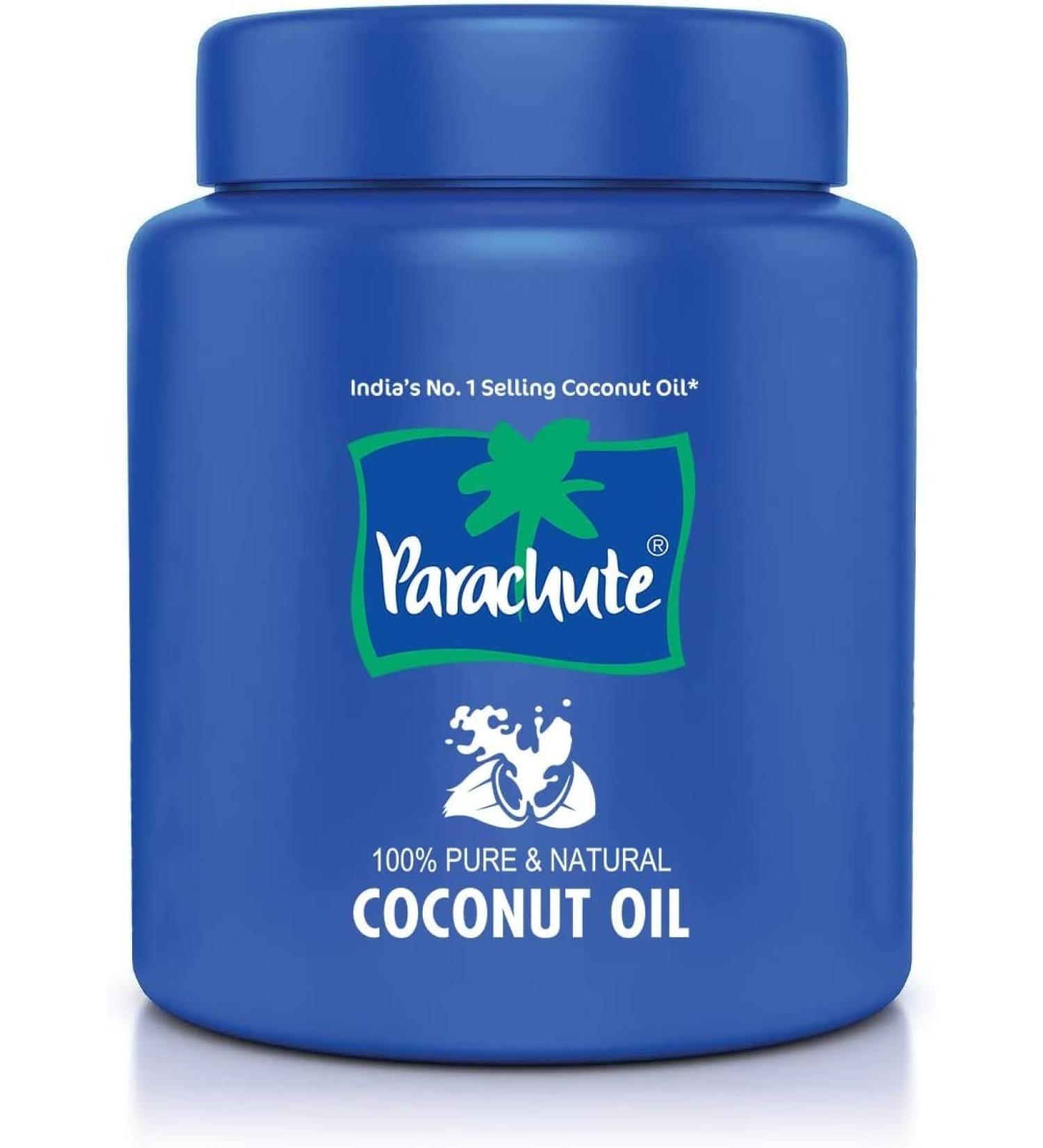 Parachute 100% Pure Unrefined Coconut Oil | 200ml Jar | Chemical-Free & Preservative-Free - Buy Online on GoSupps.com