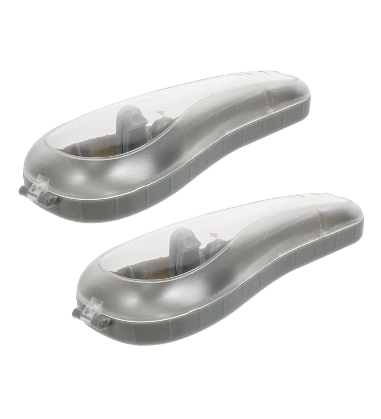 Beavorty 2 STK Razor Storage Box | Travel Razor Container & Sortable Bag | Universal Blade & Nail Clipper Organizer for Suitcase - Buy Online on GoSupps.com