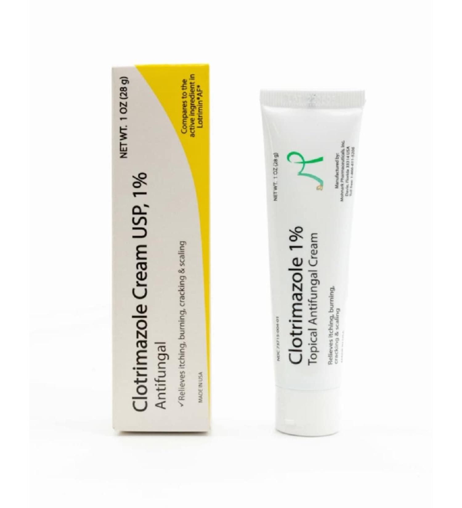 Mohnark Clotrimazole Cream USP 1% - Antifungal Cream for Athlete's Foot, Jock Itch & Ringworm Treatment - Buy Online on GoSupps.com