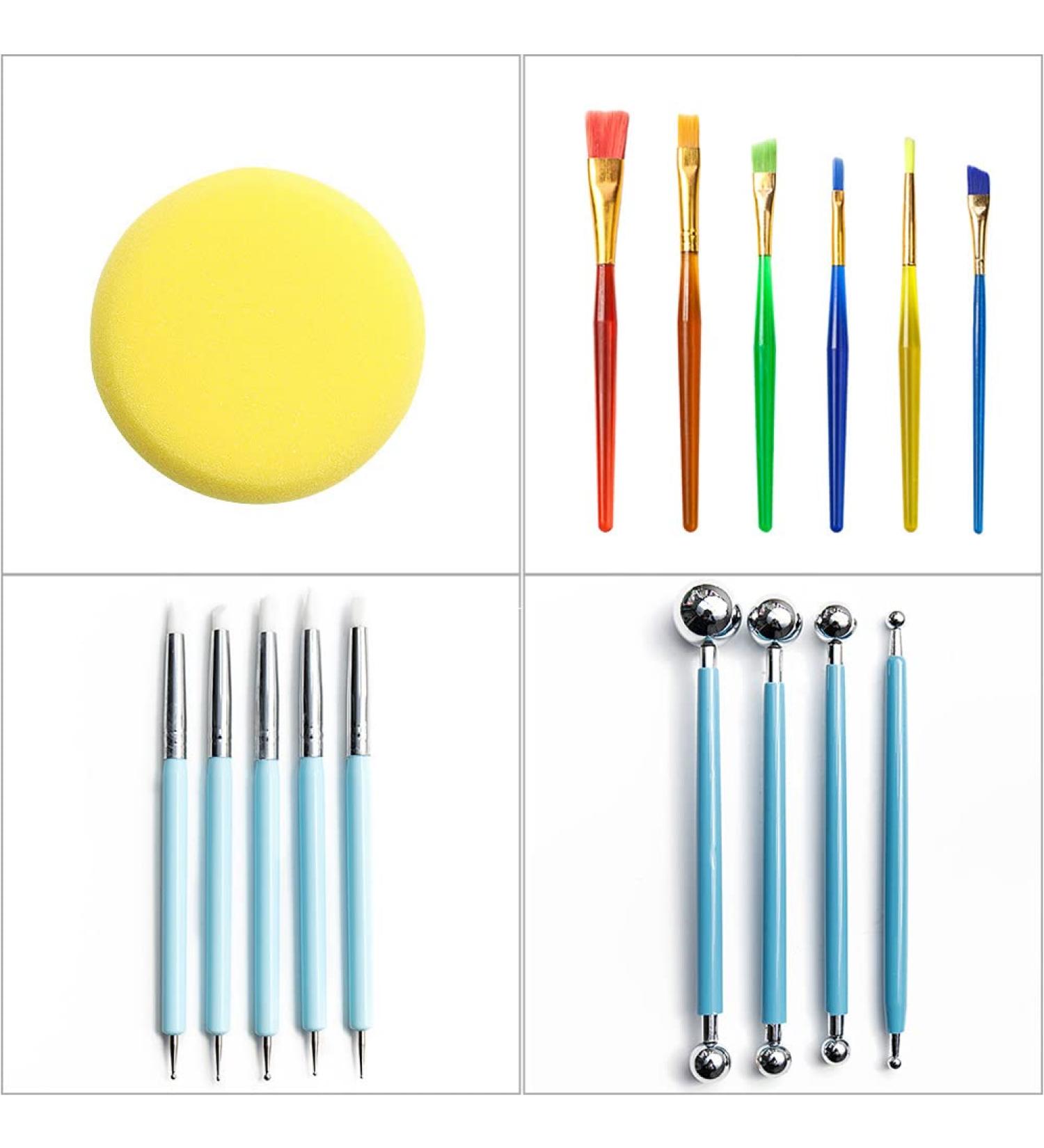 35-Piece Mandala Dot Tool Set for Stones DIY Nail Art & Handicrafts International Shipping Available - Buy Online on GoSupps.com
