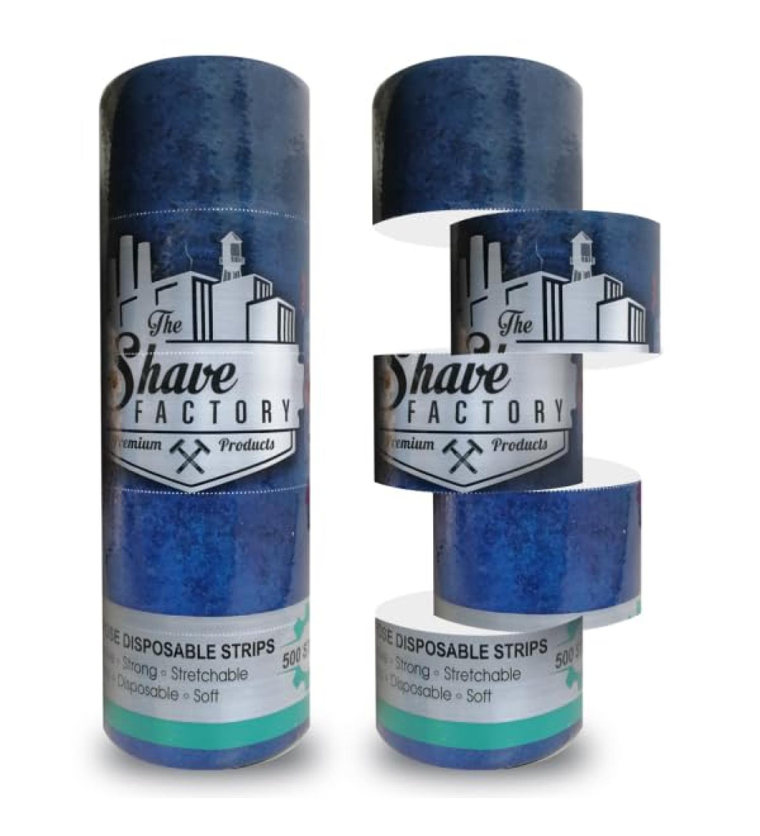 The Shave Factory Hygienic White Neck Strip 500 Strips - 5x 100 Rolls Pack (White) - Buy Online on GoSupps.com