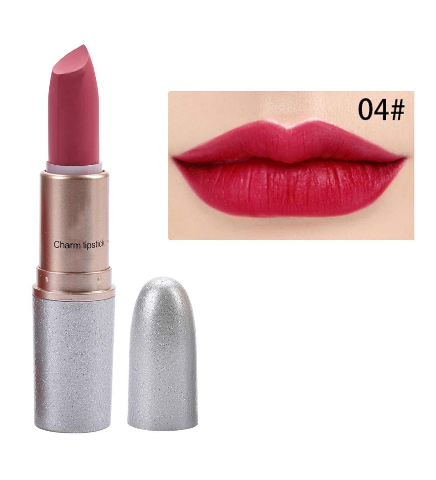 Deep Moisturizing Long Lasting Lipstick - Santa Claus (04) | Perfect for Parties & Daily Fashion - International Shipping Available - Buy Online on GoSupps.com