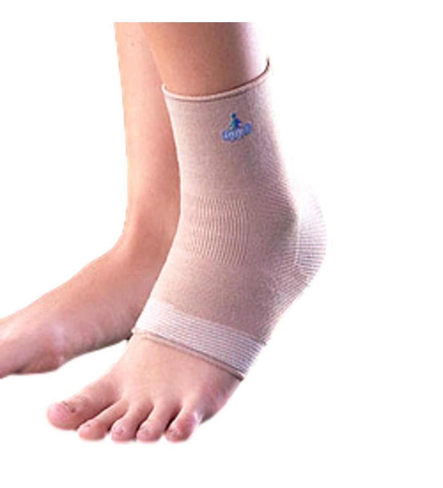 4-way Stretch Right or Left Ankle Support (Natural Unisex) Medium