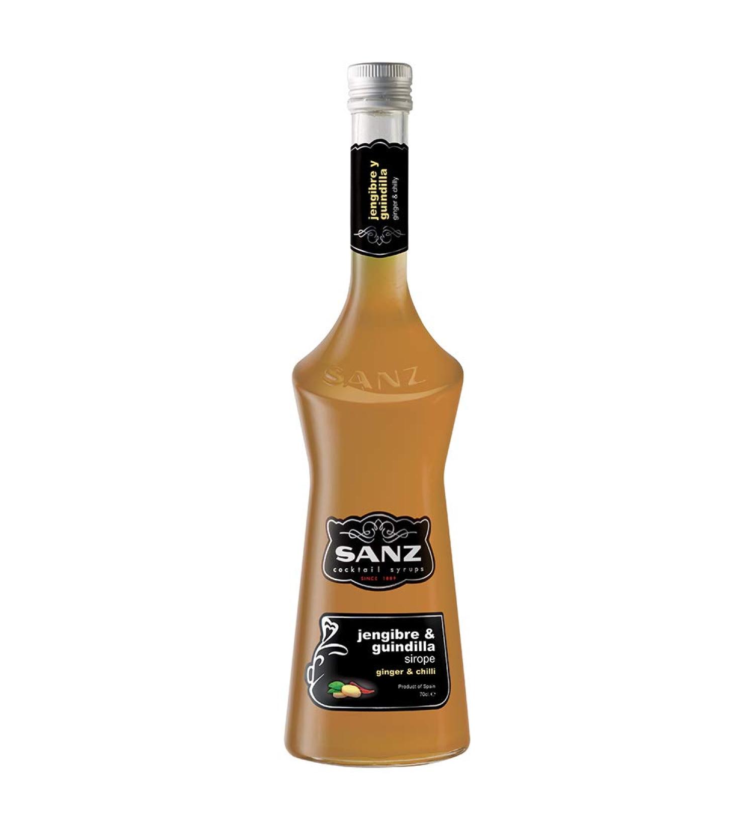  SANZ Ginger & Chili 0.7 Liter Sanz I Cocktail Syrup - Buy Online on GoSupps.com