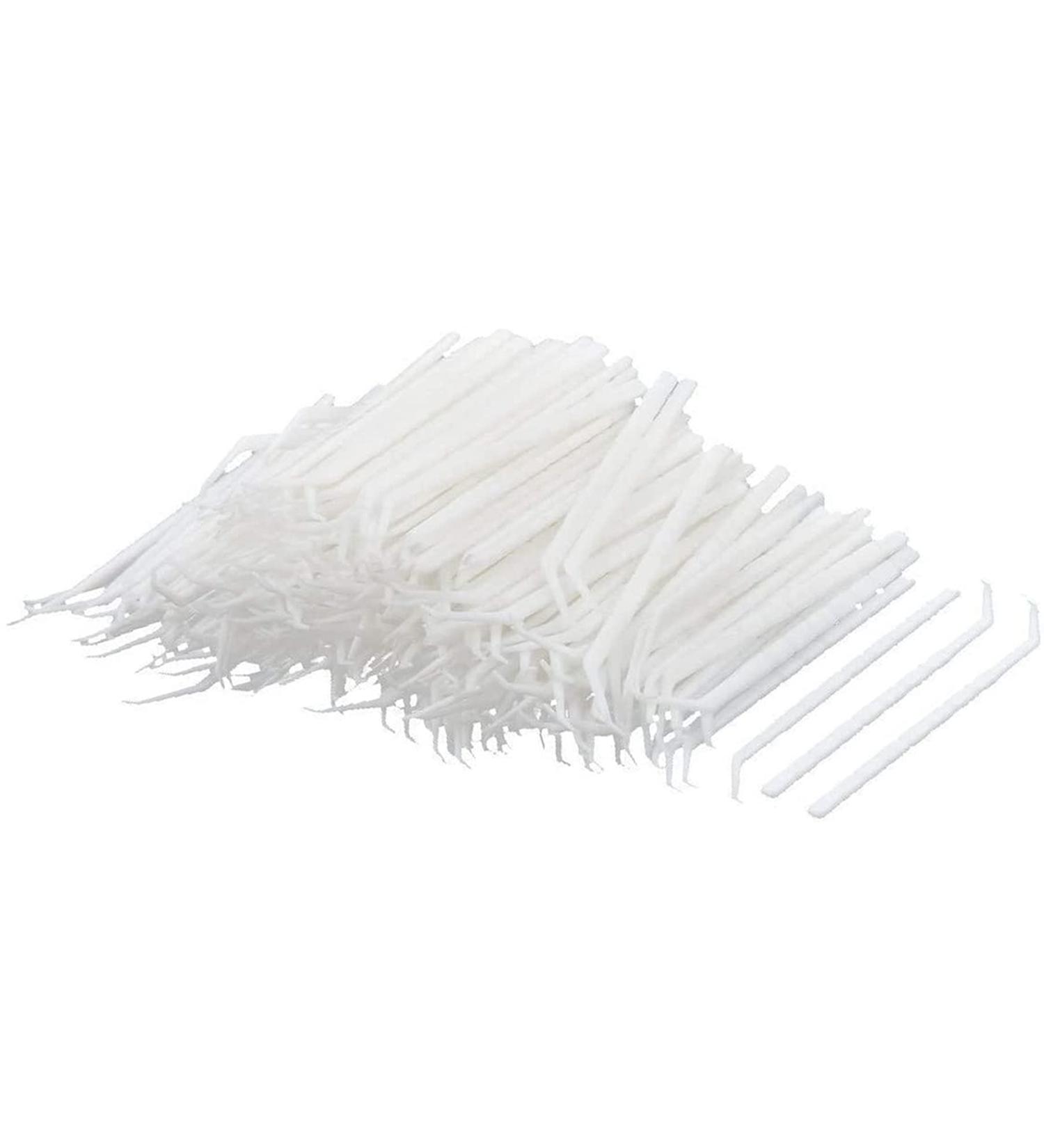 Buy Curved White Plastic Toothpicks - 150 Pcs | Durable & Versatile for Easy Serving - Buy Online on GoSupps.com