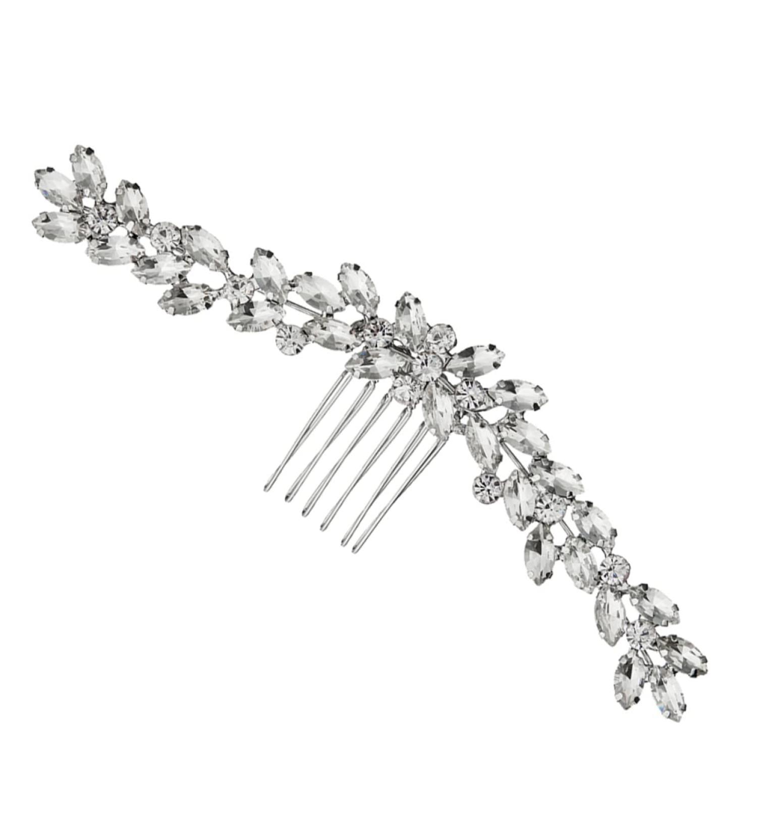 DOITOOL 1pc Hair Comb Tiara Barrettes for Women Teasing Combs for Women Bride Hair Side Comb Bridal Headdress Rhinestone Headdress Rhinestone Headwear Miss Alloy Rhinestones Bun - Buy Online on GoSupps.com