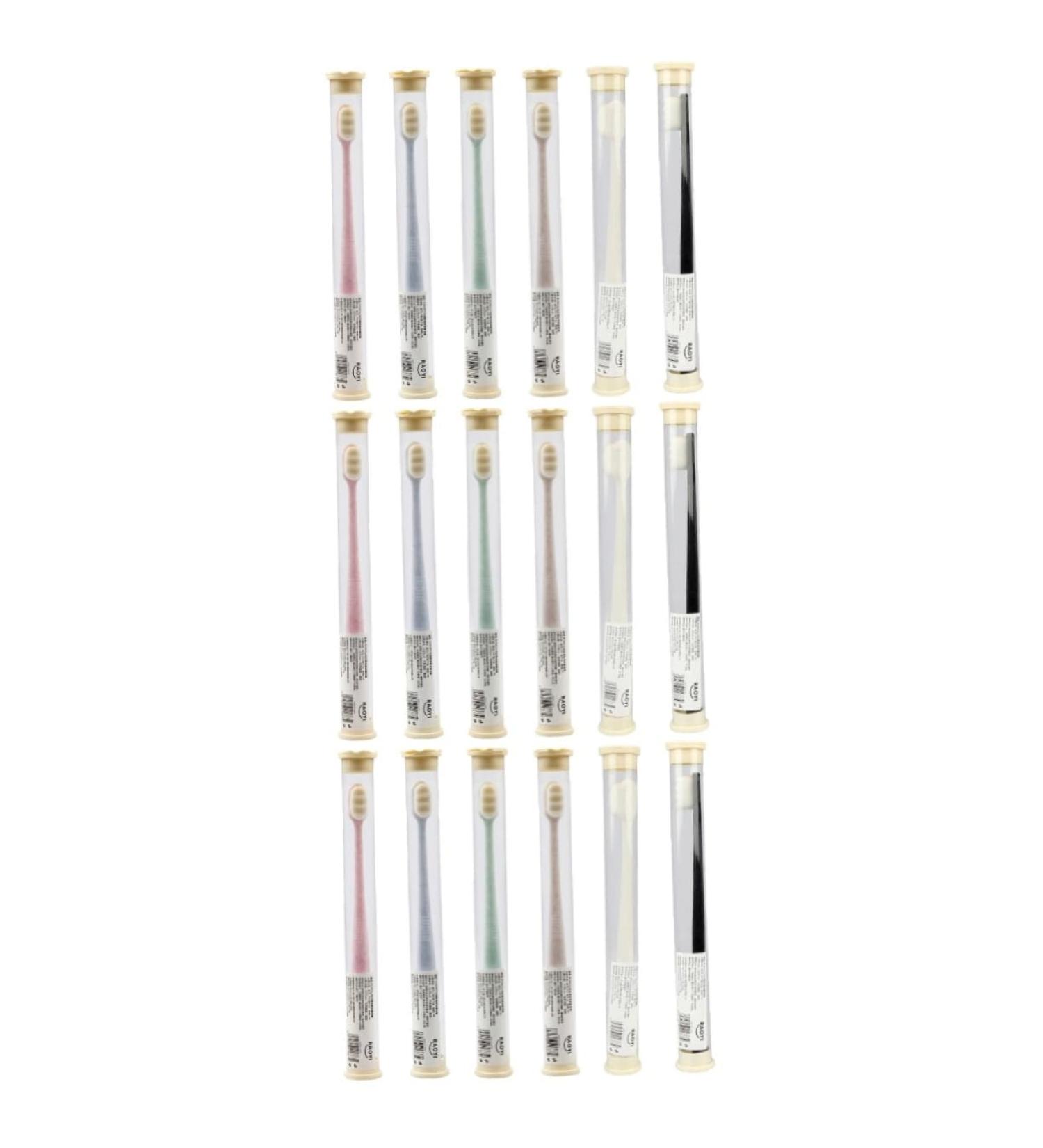 Beaupretty 18 Stk Wangan Hair Toothbrush - Household Oral Care Tools for Kids | Travel-Friendly Cleaning Kit - Buy Online on GoSupps.com