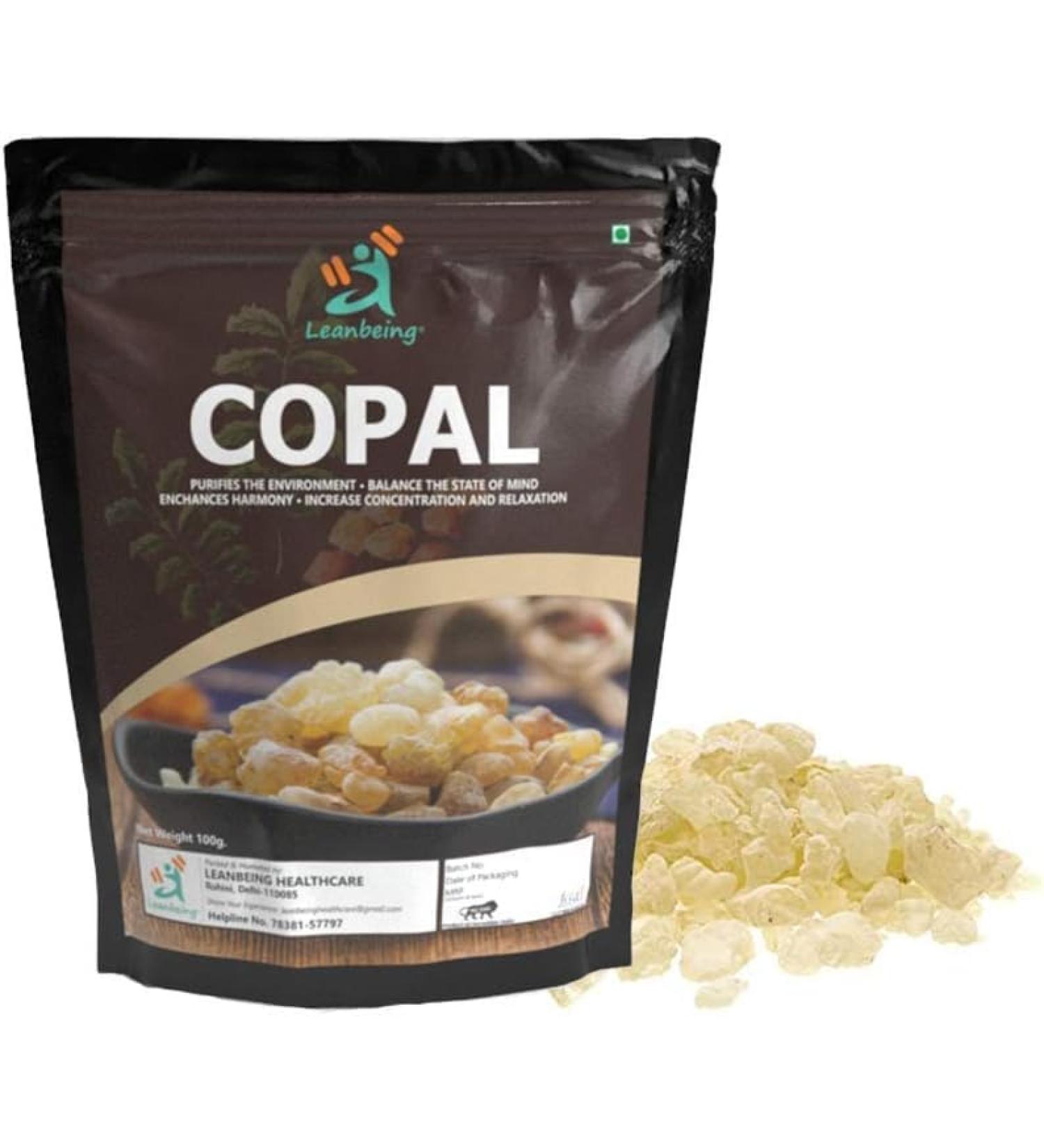 NIGHT Organic Copal Resin 200g Chandra race Improves harmony Increase Concentration and Relaxation Combat stress and insomnia - Buy Online on GoSupps.com