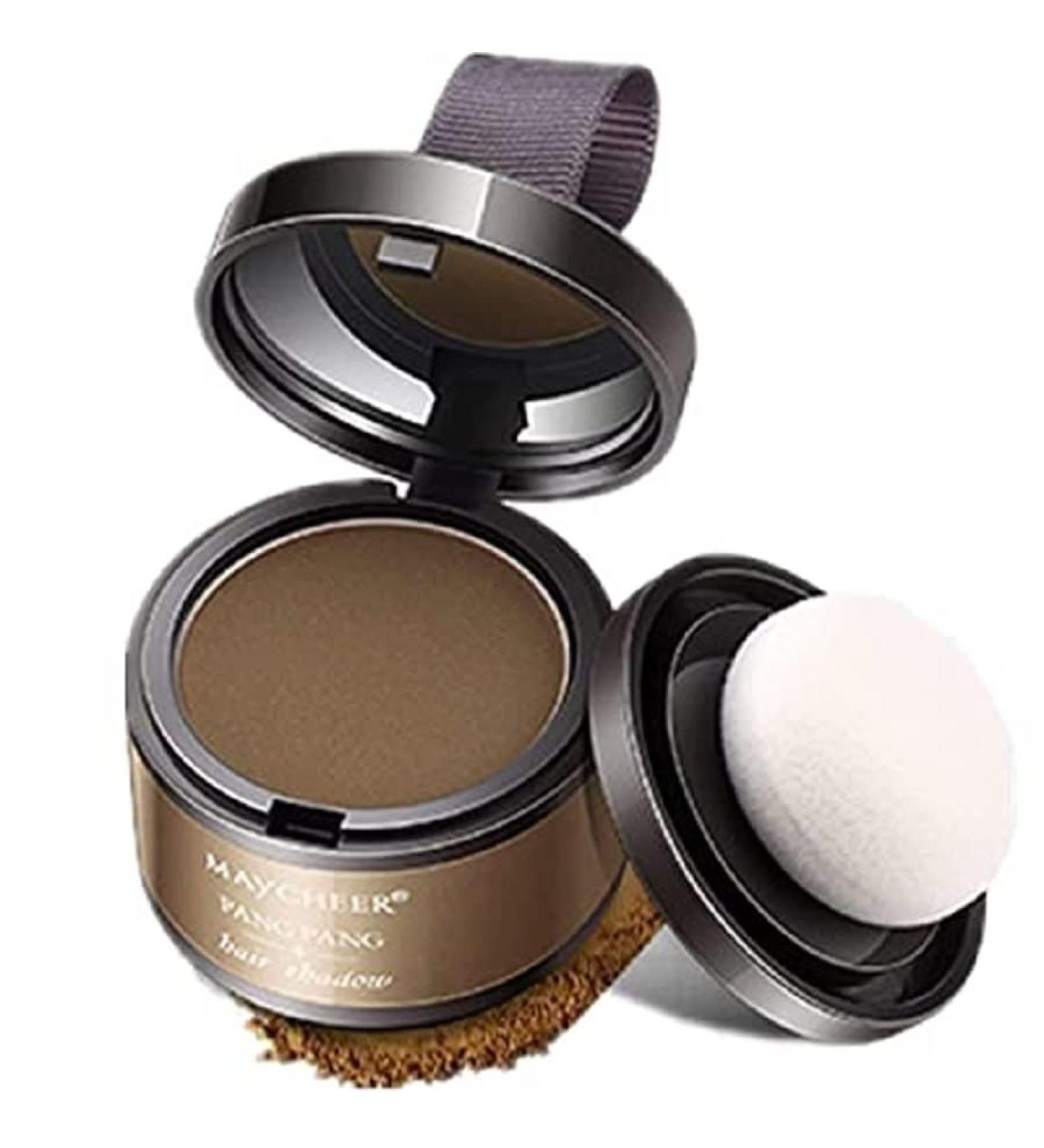 Hair Base Powder & Root Concealer - Dark Coffee Shade for Thinning Hair | Instant Coverage & Volume - Buy Online on GoSupps.com