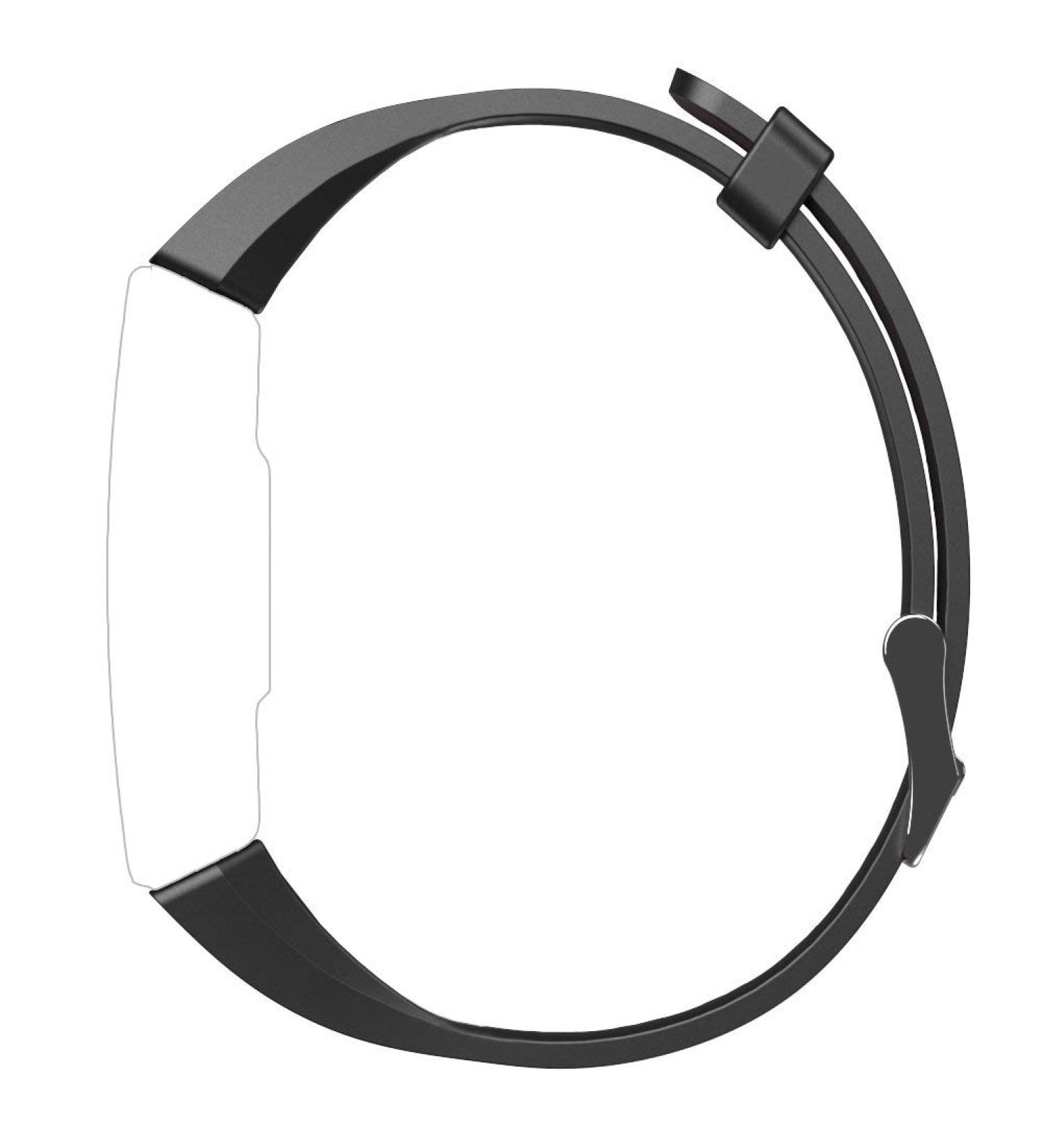 ZURURU Fitwatch XP Replacement Band - Black | Y39 Fitness Tracker Accessory - Buy Online on GoSupps.com