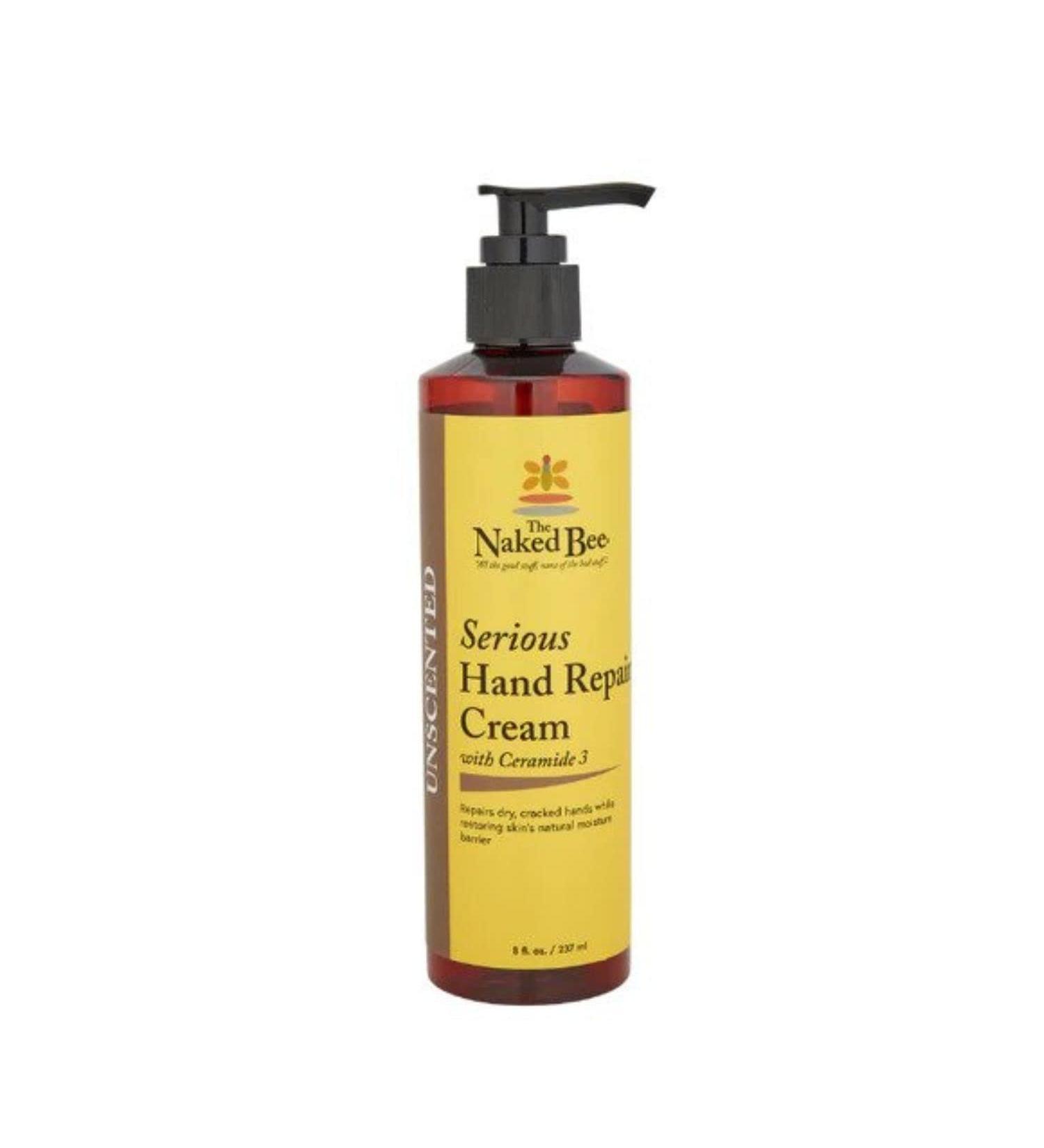 The Naked Bee Unscented Serious Hand Repair Cream 8 oz - Pack of 1 - Buy Online on GoSupps.com