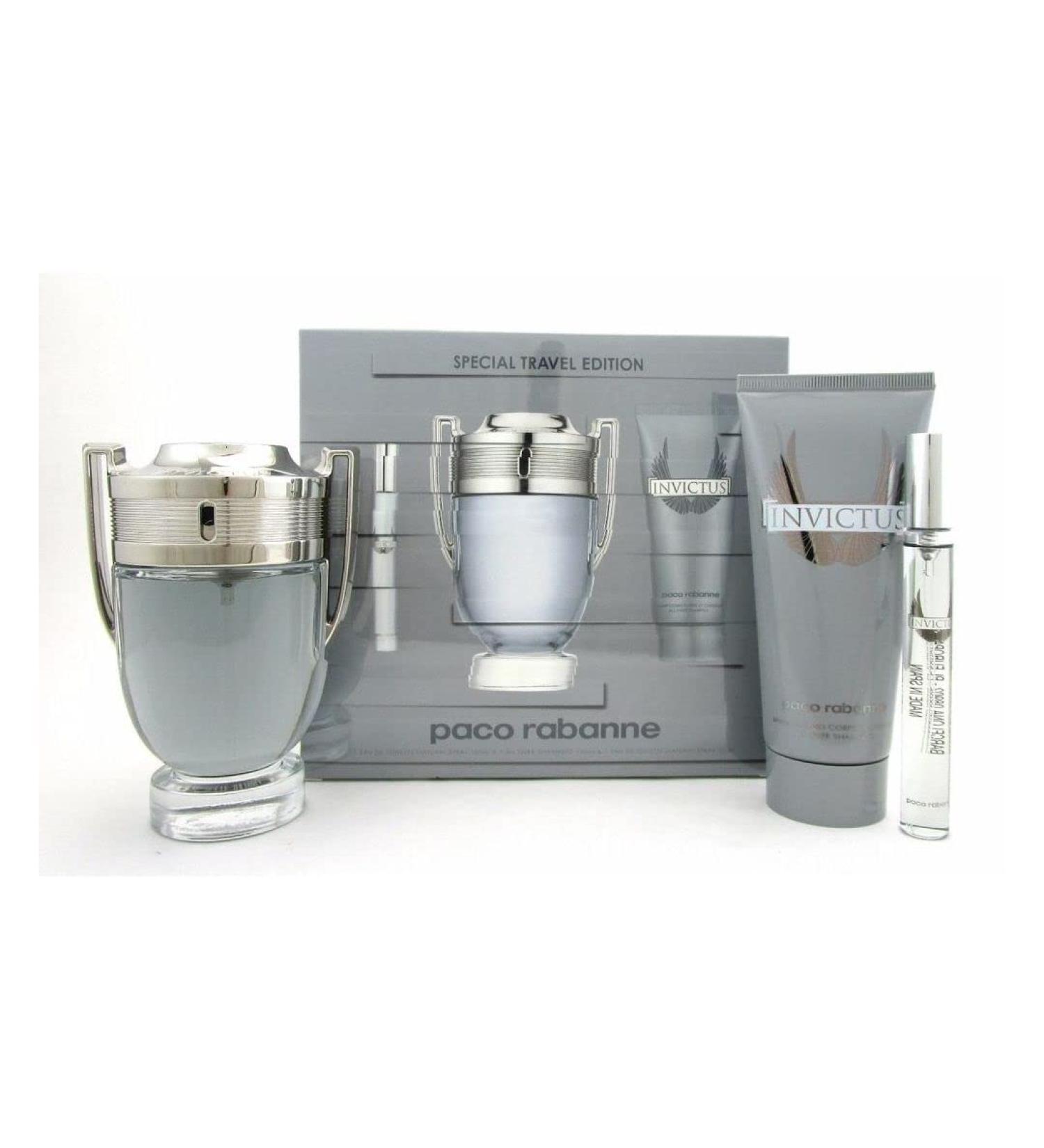 Paco Rabanne Invictus 3 Piece Gift Set for Men Packaging may Vary Gift Set 1 - Buy Online on GoSupps.com