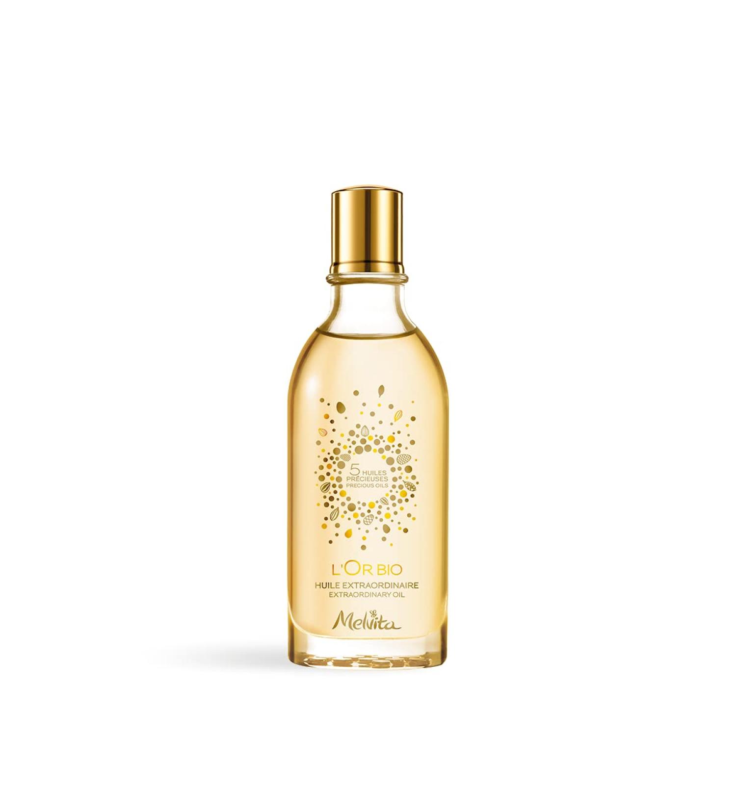 Melvita - Huile Extraordinaire L'Or Bio - Soin Visage Corps Cheveux l'Huile d'Argan - Nourrit Sublime - Certifi e Bio et Vegan 100% Naturel - Flacon 50 ml - Buy Online on GoSupps.com