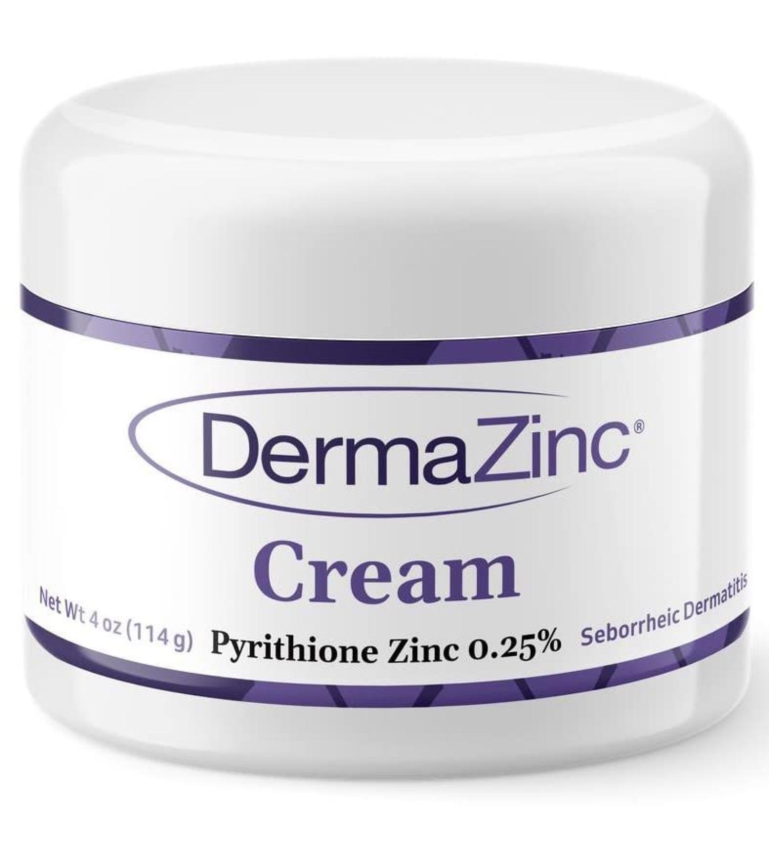 DermaZinc Therapy Cream - Skin Disorder Relief for Psoriasis, Dermatitis, Eczema - 4oz - Buy Online on GoSupps.com