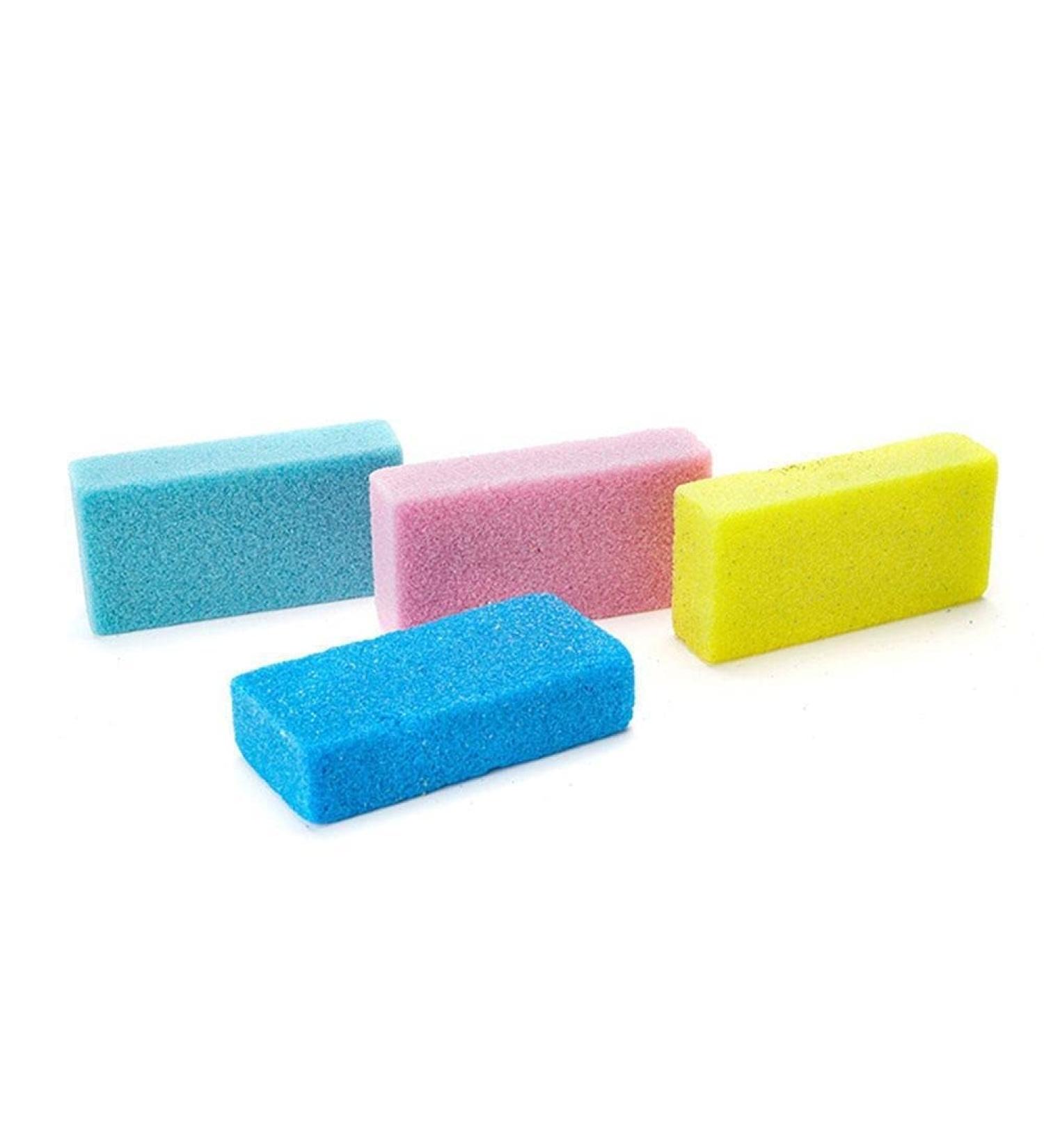 Useful and Nice4 Pcs Pumice Stone for Feet Hard Dead Skin Cracked Heel Callus Remover for Feet Skin Callus Remover & Scrubber - Buy Online on GoSupps.com