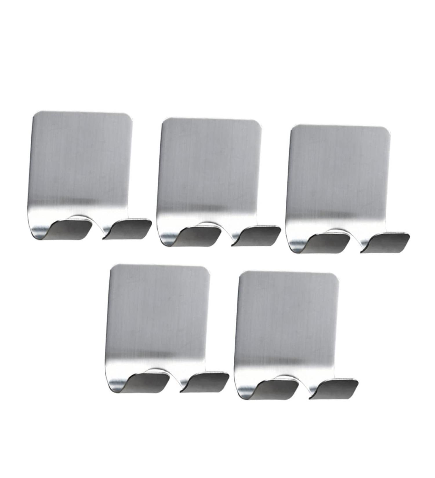 Childweet 5-in-1 Multifunctional Hook Rack - Aluminum Alloy Razor Hanger & Organizer | Fast-Paced Hook for Clothes & Shaving Tools - 5.7x4.5cm Silver - Buy Online on GoSupps.com