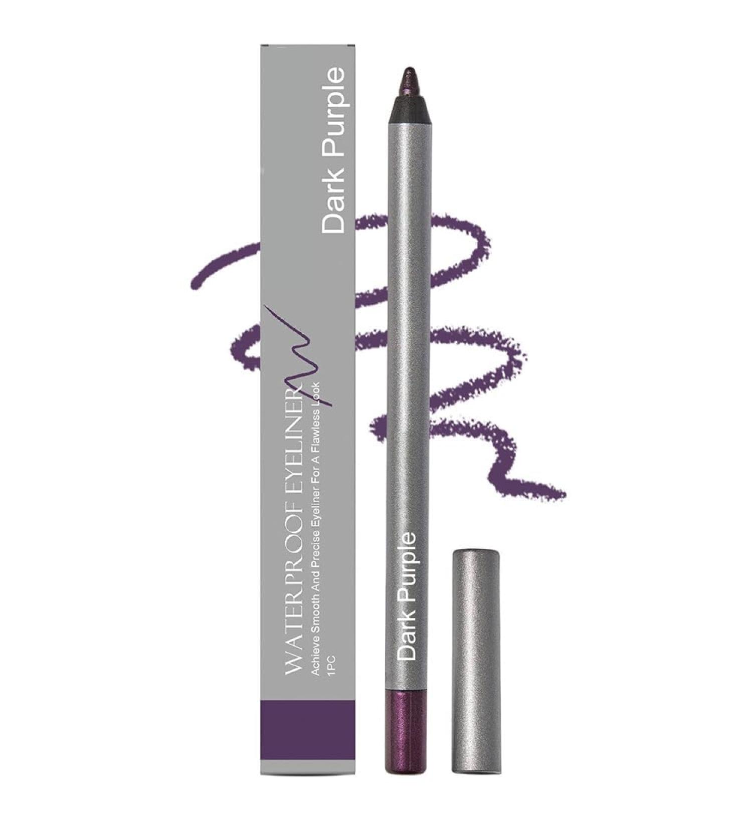 1440-minute long-lasting eyeliner matte gloss natural contour waterproof soft and colorful ultra-pigmented long-lasting gel eyeliner (Dark Purple) - Buy Online on GoSupps.com