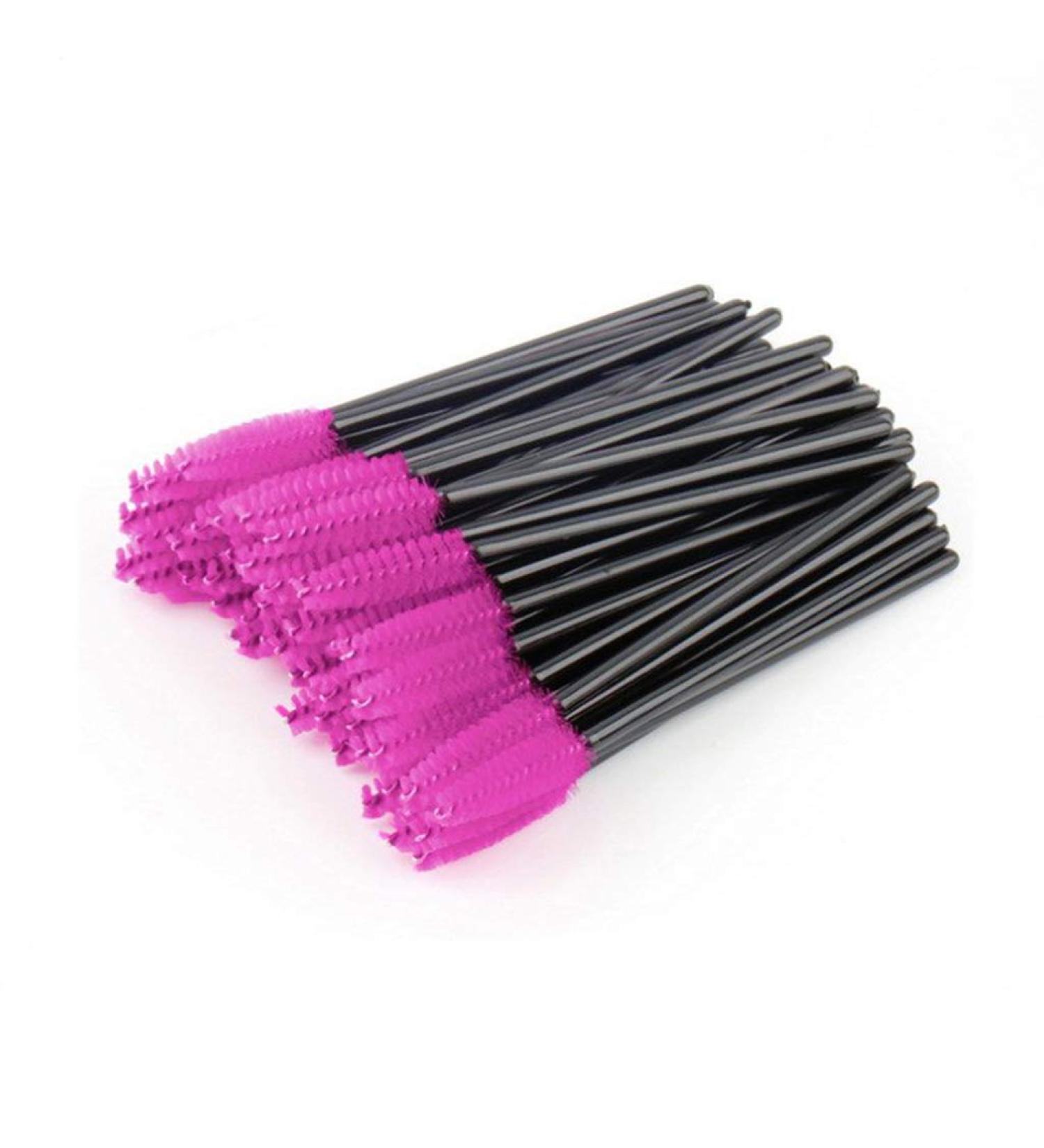 50 Pcs Disposable Eyelash Brushes Mascara Wand Applicator Brush Makeup Tools - Buy Online on GoSupps.com