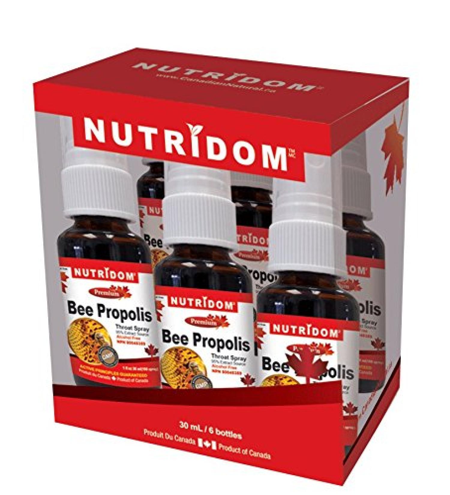 NUTRIDOM Bee Propolis Spray 30ml x 6 bottles 100