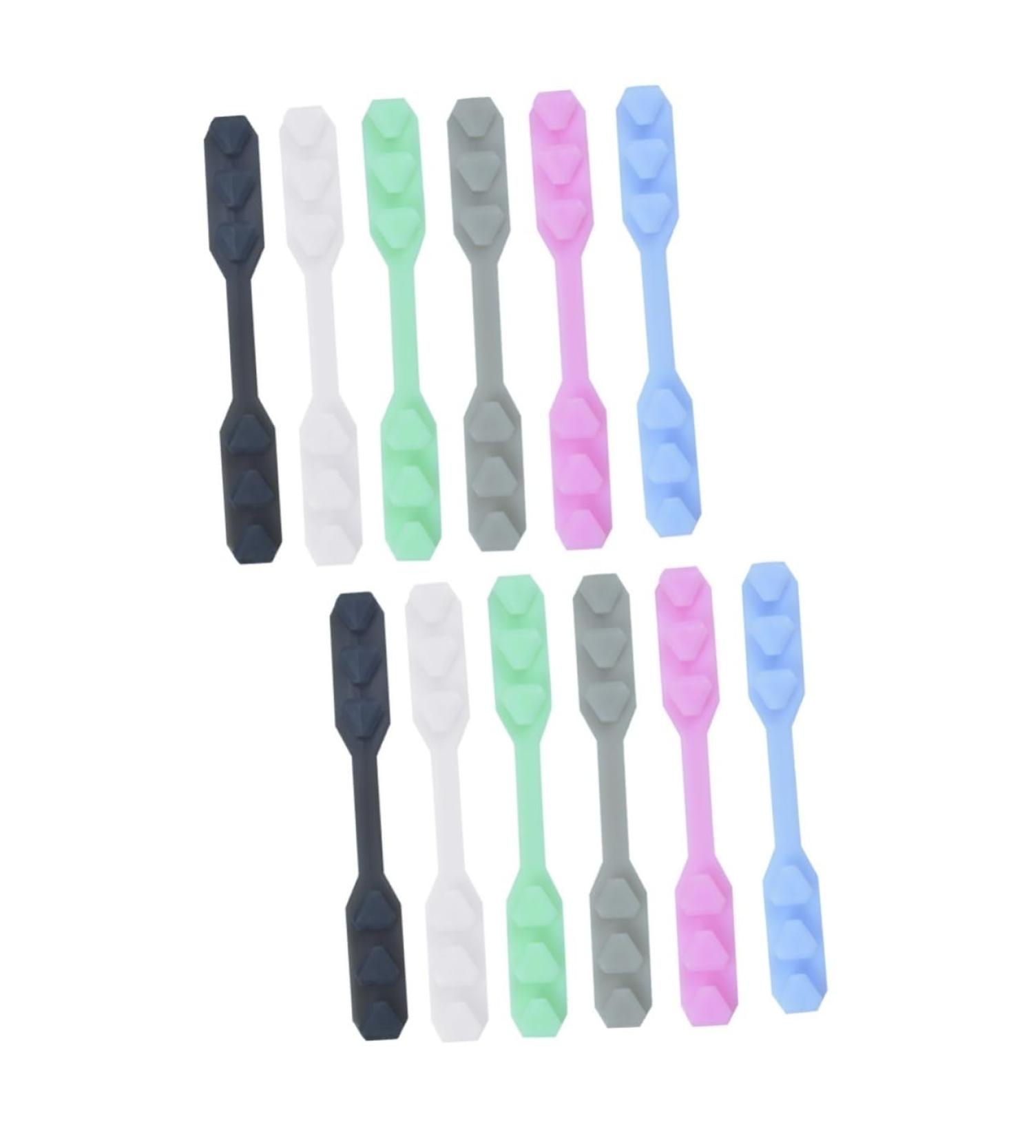 Fomiyes 12 PC Mask Accessories - Black Hooks & Ear Rope Buckles for Face Masks | Mask Extenders & Straps for Comfort - Buy Online on GoSupps.com