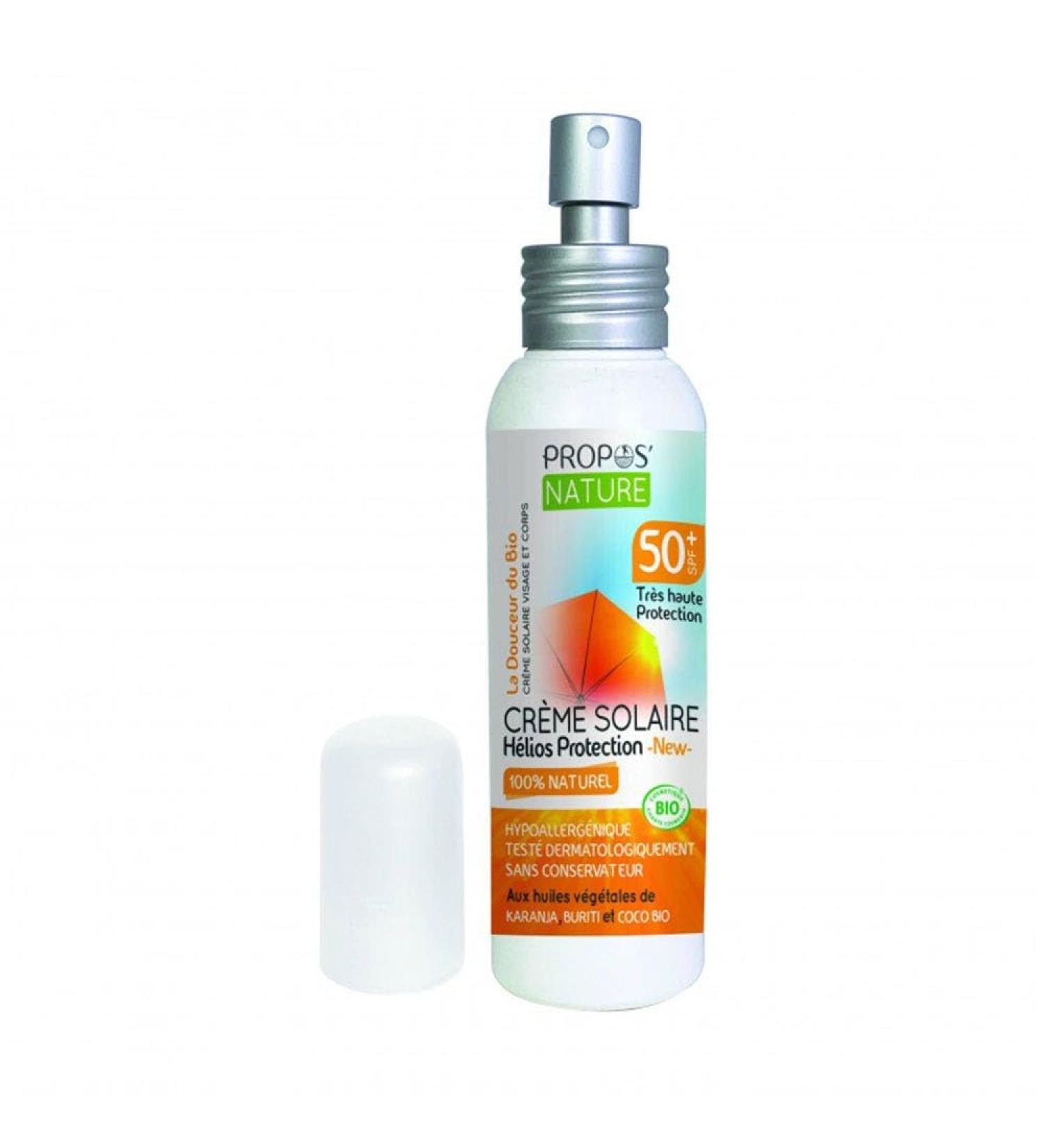 Organic Helios Face & Body Cream Spf50+ - 75 ml - PROPOS NATURE - Certified Organic