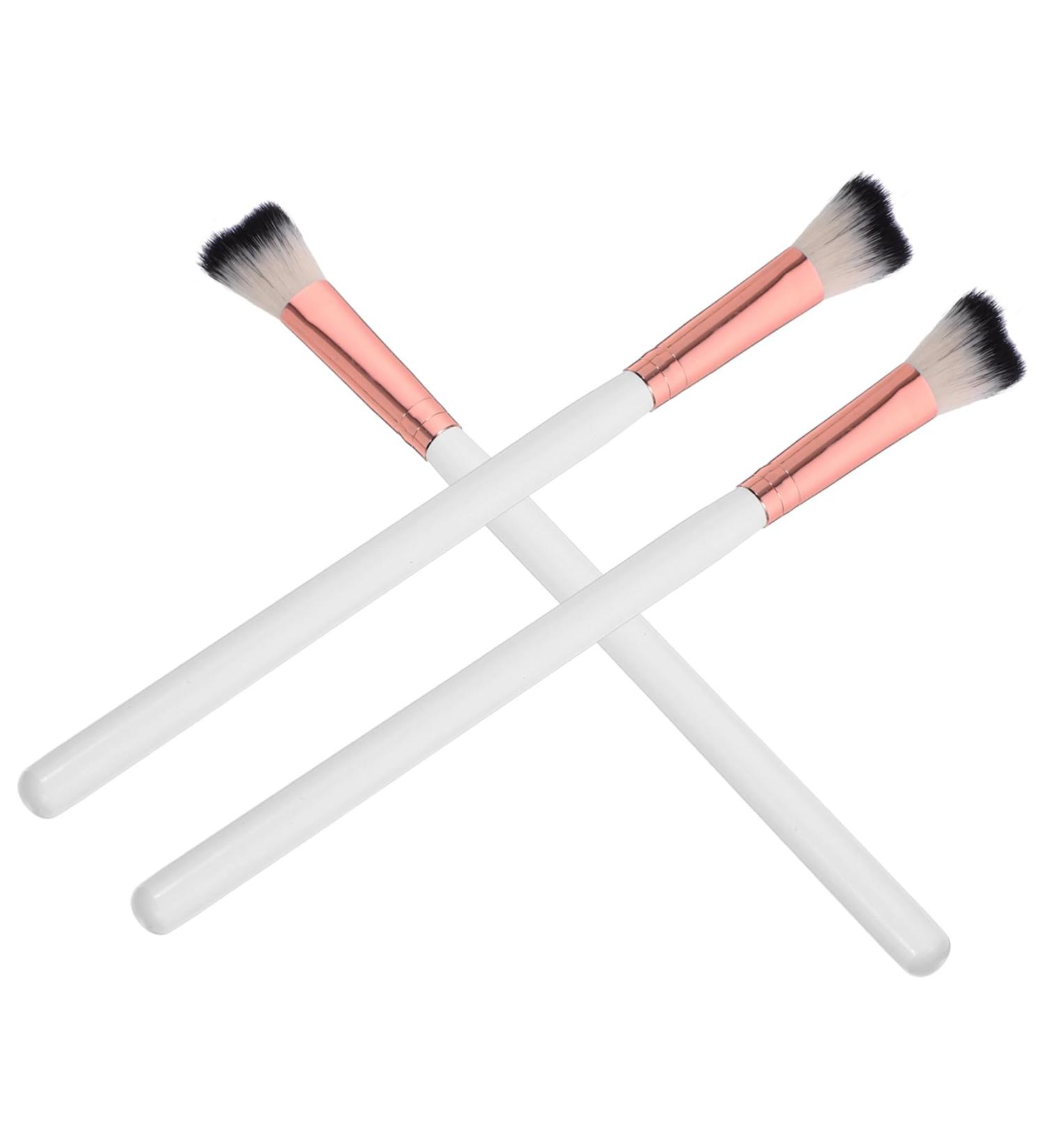 PLAFOPE 3pcs Fish Tail Brush Nose Shadow Brush Nose Contour Brush Nose Contour Makeup Brush Nose Makeup Tool 18.50X1.00X1.00CM As Shown - Buy Online on GoSupps.com