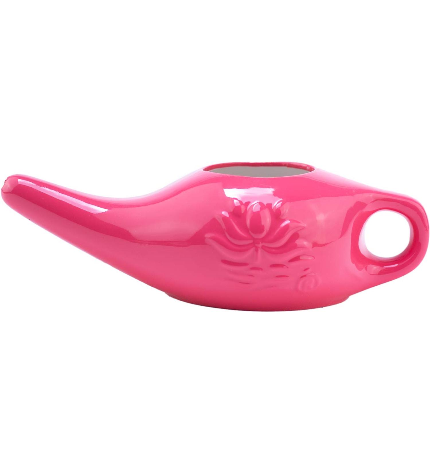 Ceramic Neti Pot - Pink