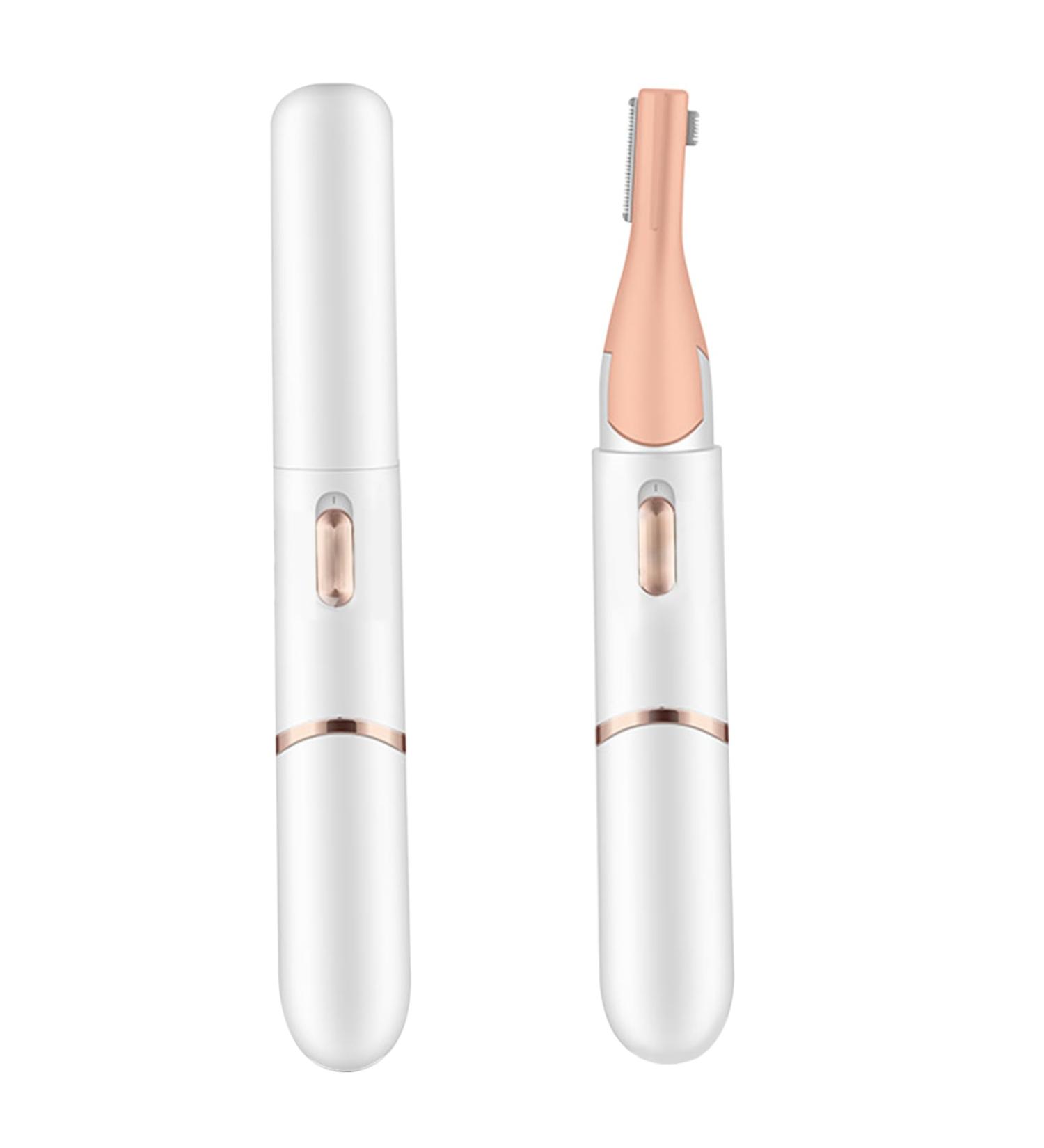Electric Eyebrow Trimme Double Blade Eyebrow Trimmer Pivoting Head Facial Hair Remover with Grooming Comb Eyebrow Shaver Rechargeable Trimmer for Women Eyebrows Lips - Buy Online on GoSupps.com