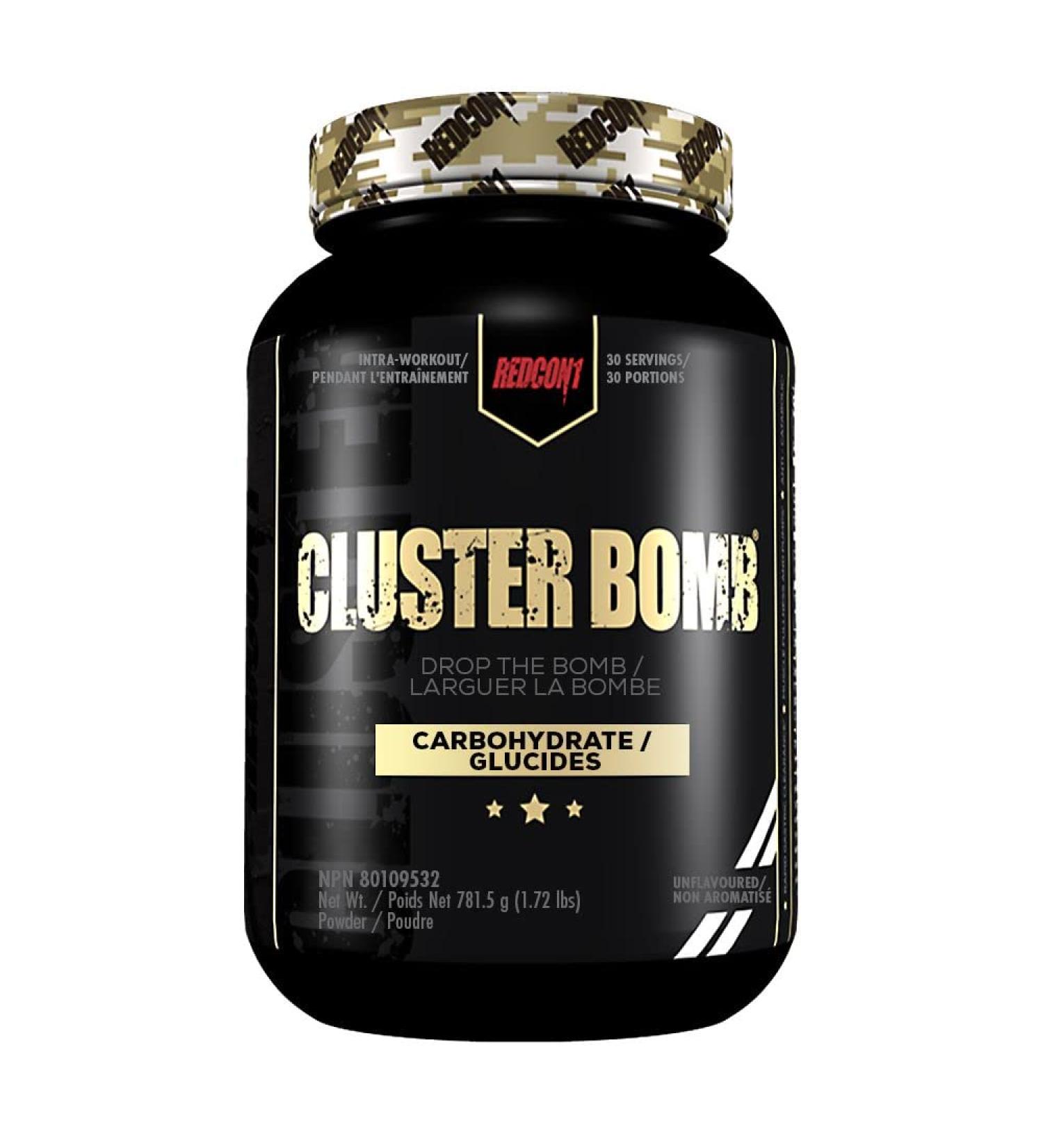 Redcon1 Clusterbomb - Intra/Post Workout Carbohydrates 30 Servings (Unflavored) - Buy Online on GoSupps.com