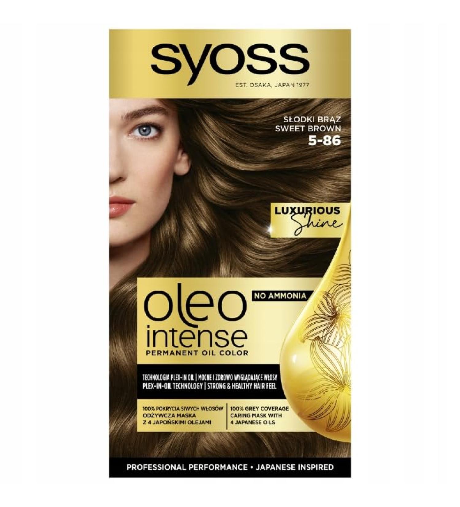 Syoss Oleo Intense Hair Dye 5.86 Sweet Brown 115 ml