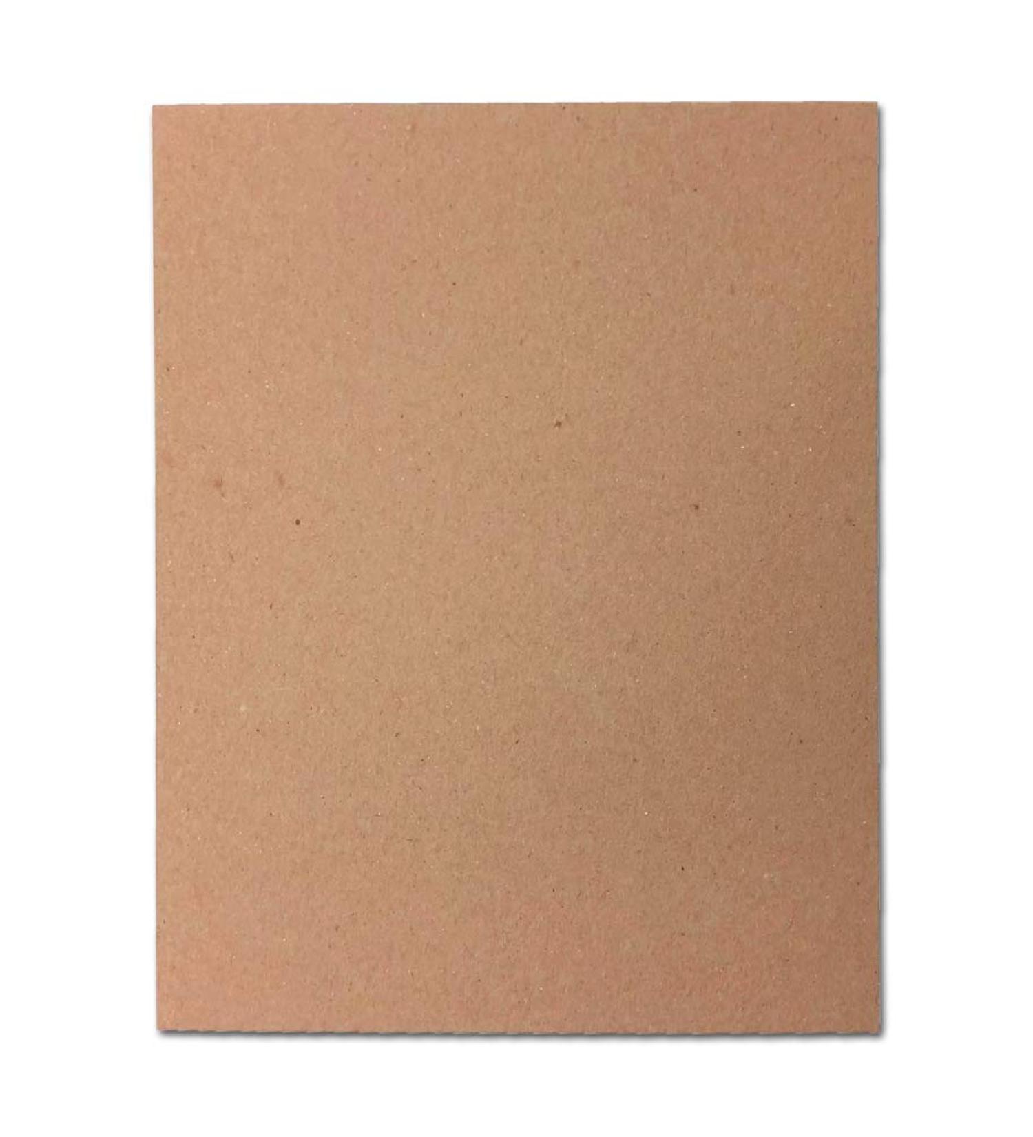 30pt 8" x 10" Brown Kraft Cardboard Chipboard (100 Pieces) - Buy Online on GoSupps.com