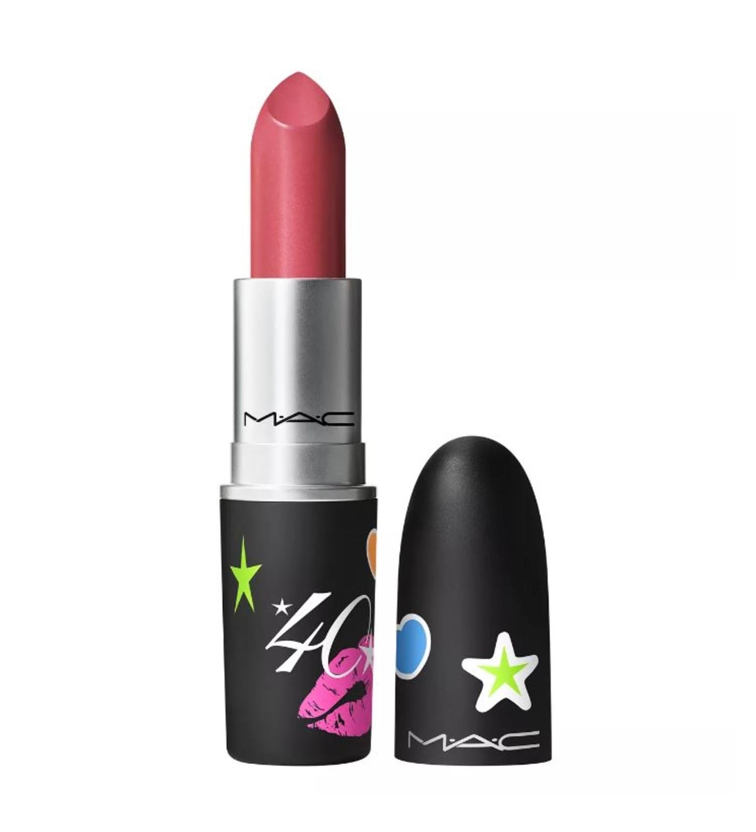 MAC Special Edition 40's Bringbacks Collection Cremesheen Lipstick - Hot Gossip (neutral mid-tone pink) - .1 oz / 3 g