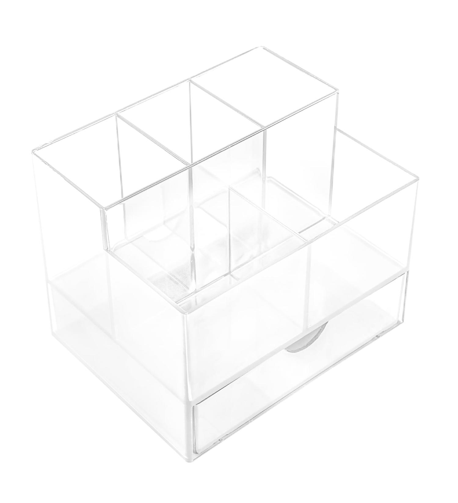 BQAN Nail Desk Organizer - Professional Nail Brush Holder | Transparent Storage for Nail Technicians & Lovers - International Shipping - Buy Online on GoSupps.com