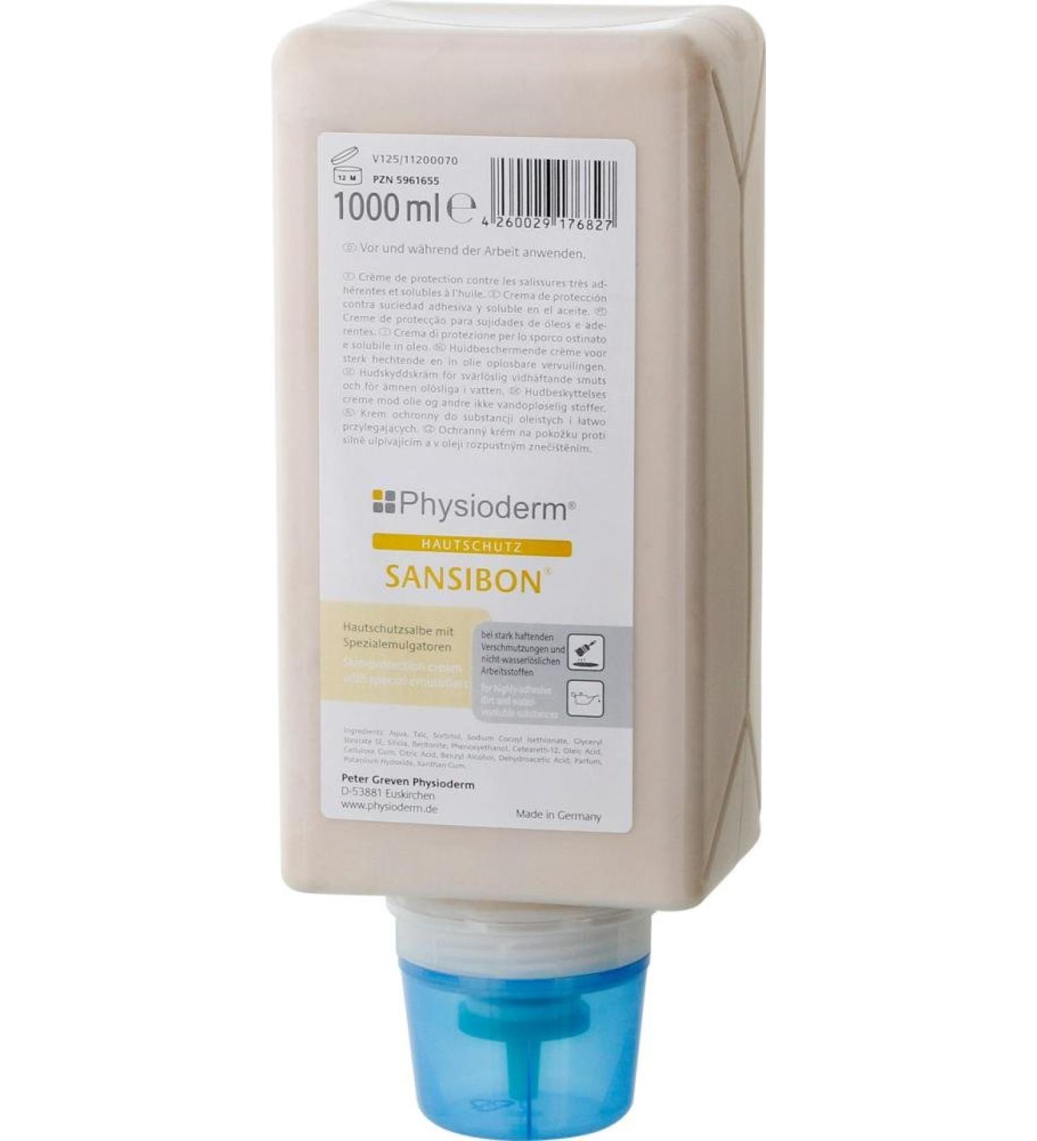 Physioderm Physioderm Sansibon Skin Protection Cream 1000 ml