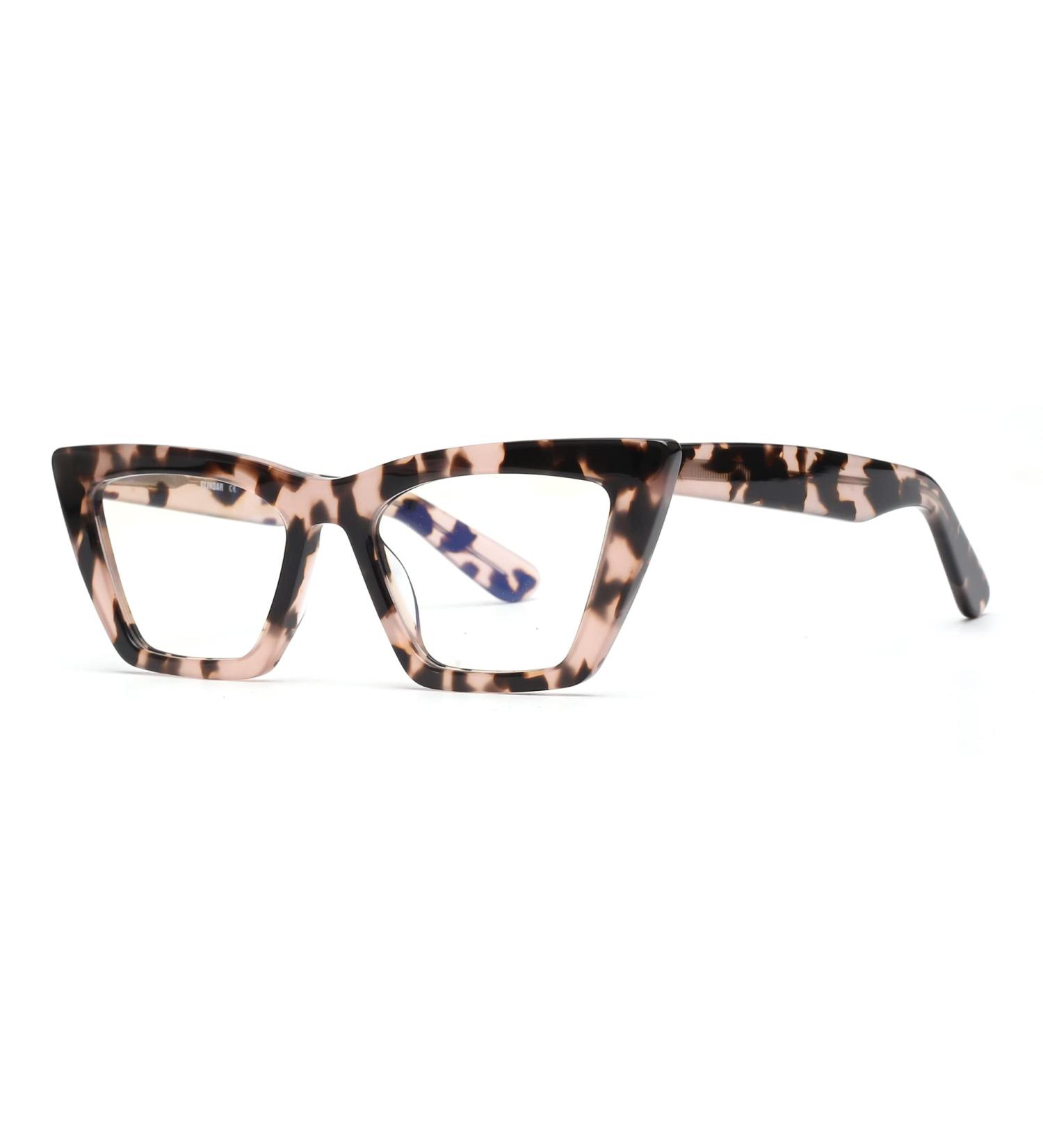 GLINDAR Cat Eye Blue Light Blocking Glasses - Vintage Square Computer Eyeglasses - Tortoise Frame - 55mm - Buy Online on GoSupps.com