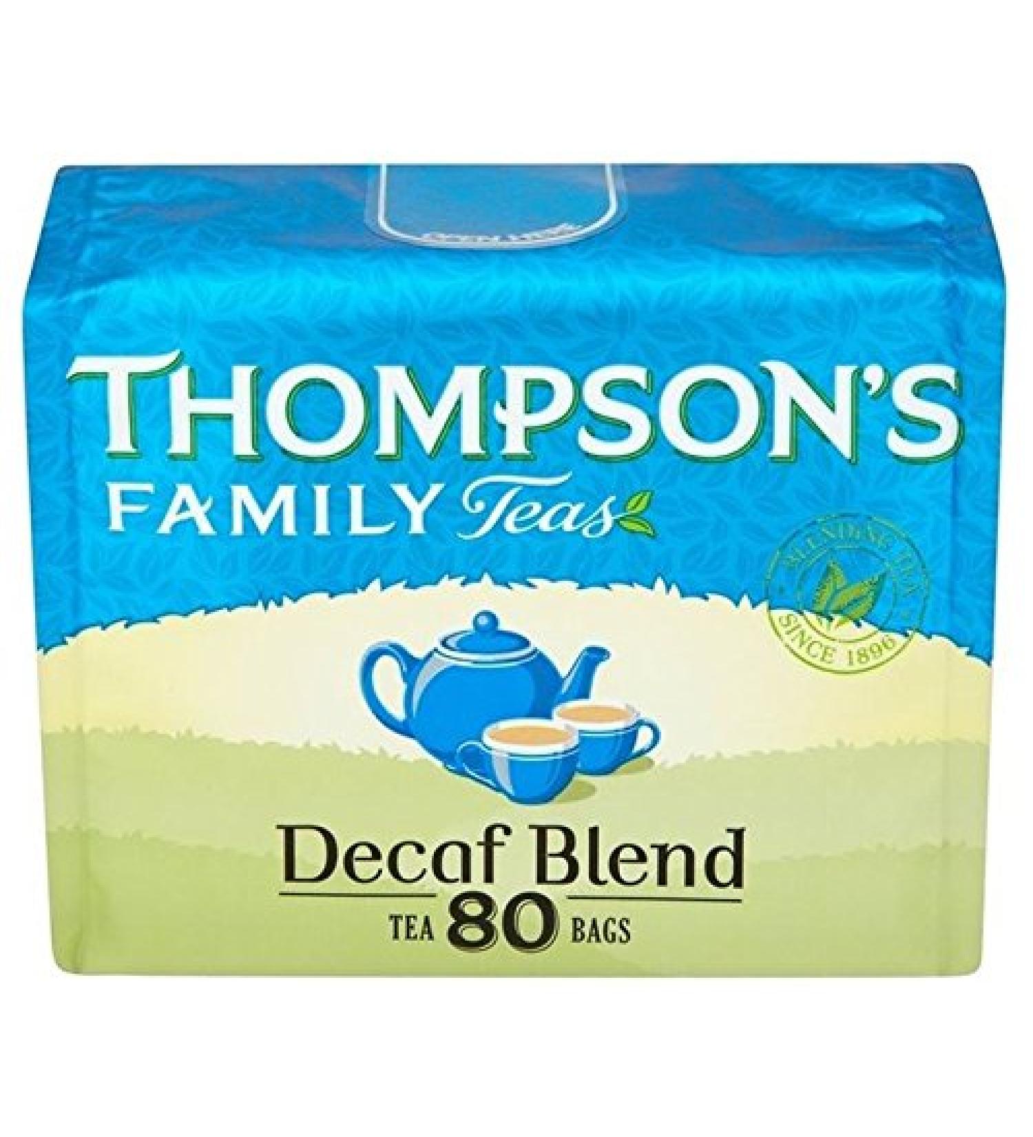 Punjana Decaf Tea Bags 80 per Pack - Pack of 2