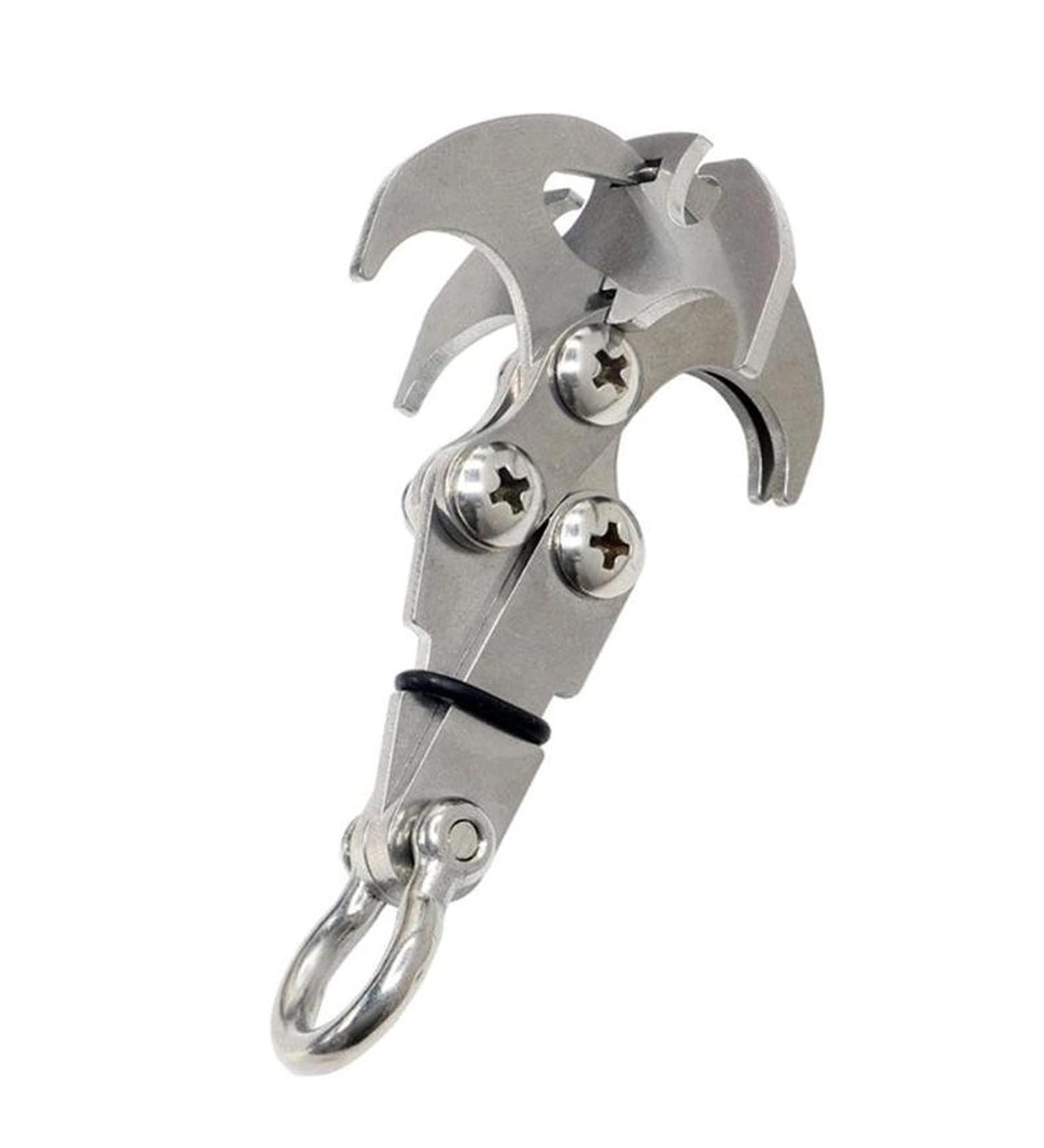 YUNWEI Stainless Steel Gravity Grappling Hook - Multi-Functional Outdoor Survival Tool - Buy Online on GoSupps.com
