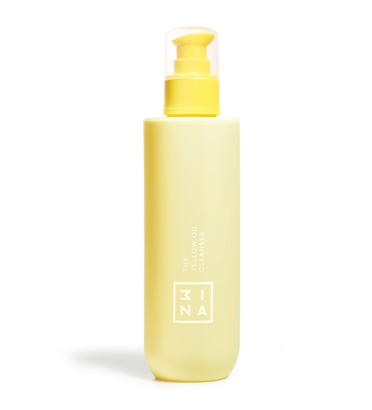 3INA Yellow Oil Cleanser - Vegan & Cruelty Free - Hydrating Face Wash for Dry & Sensitive Skin - Buy Online on GoSupps.com