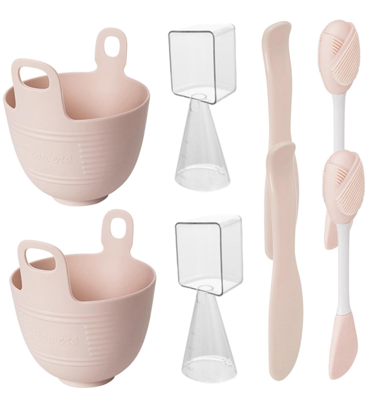 minkissy 2 Sets facial bowl makeup accessories for facials brush applicator hair dye mixing bowls mixing bowl for women kit cosmetic tool set Toolkit - Buy Online on GoSupps.com