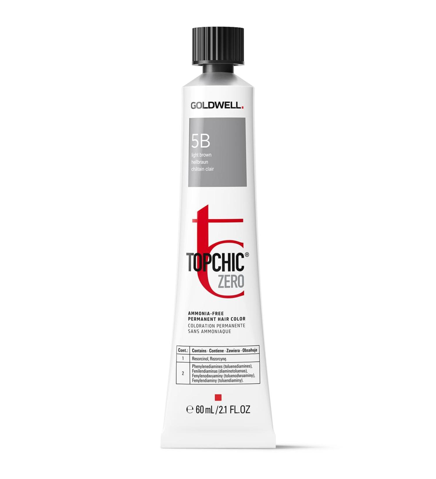GOLDWELL Topchic Zero 5MB Light Matt Brown tb 60ml - Buy Online on GoSupps.com