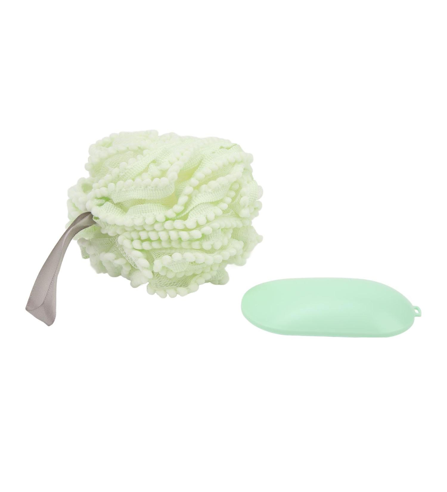 Bath Shower Srubber Kit Bath Shower Sponge Hair Eraser Washable Exfoliating Sponge Gentle Cleansing Hair Removal Bath Tool - Buy Online on GoSupps.com