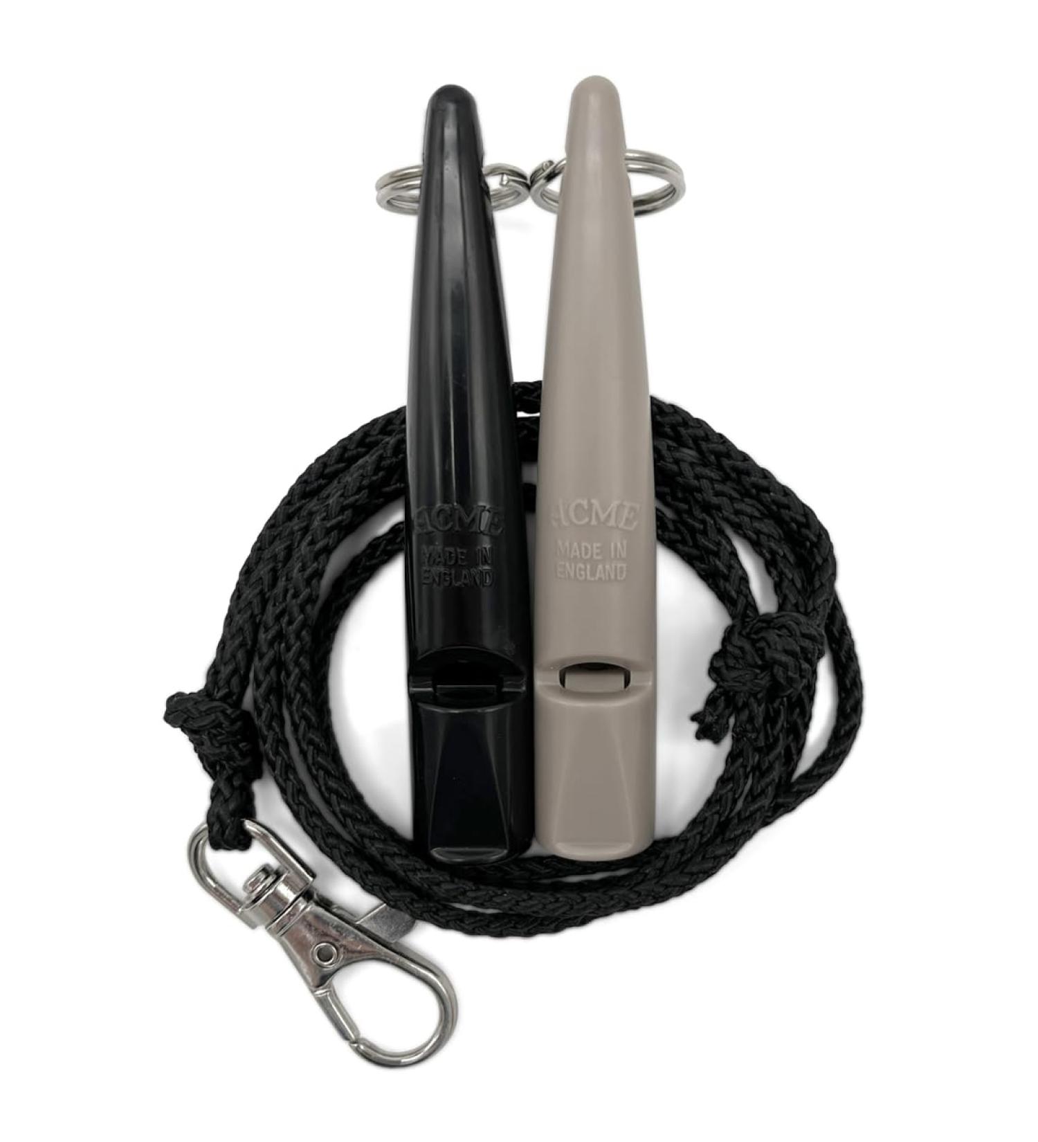Acme Dog Whistle No.211.5 - Double Pack with 2 Pipes | Loud Recall Whistles (Black & Mink) | International Shipping - Buy Online on GoSupps.com