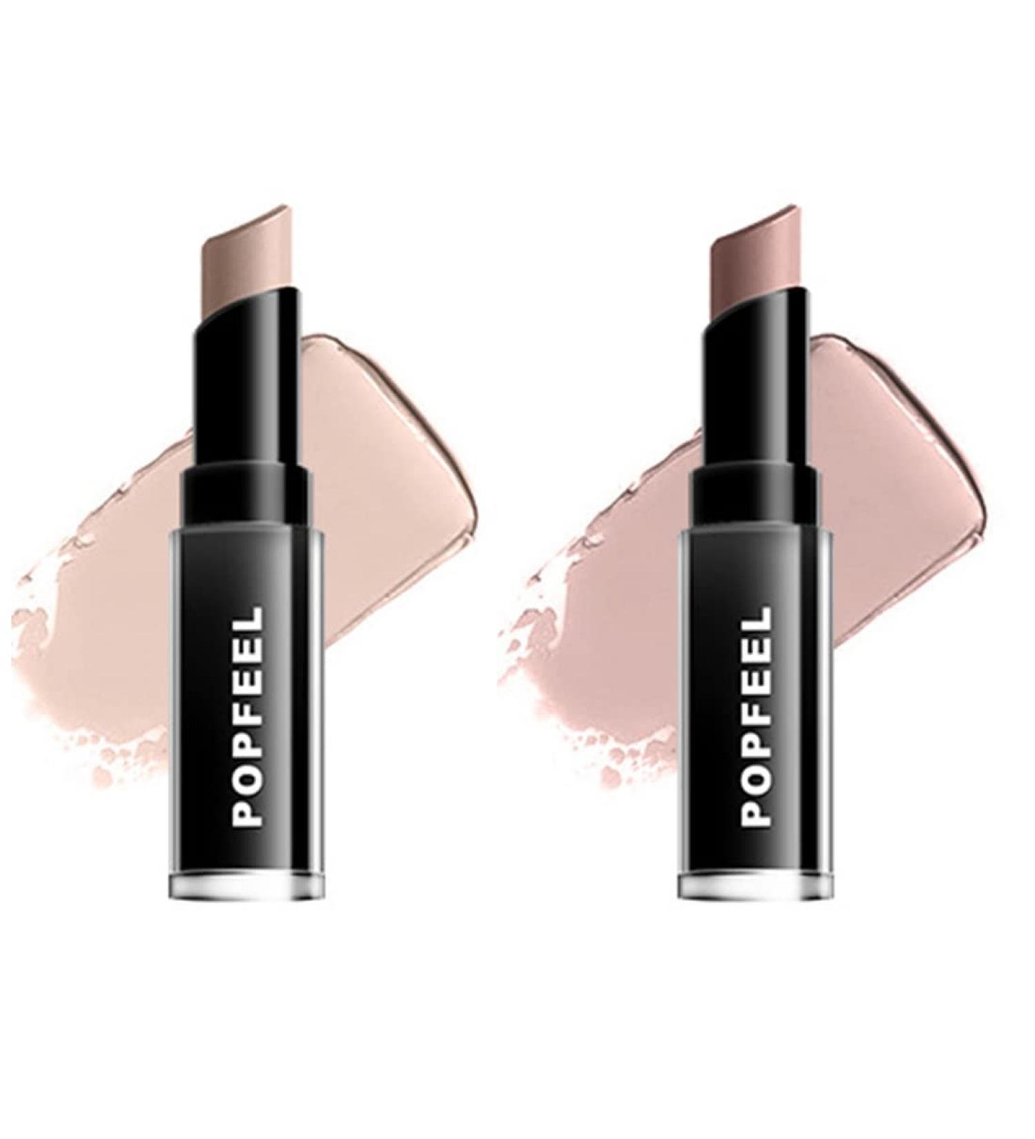 2 Pcs Non-Greasy Concealer Stick Cream Contour Makeup Pencil - Long Lasting & Waterproof Matte Finish - Lightweight & Blendable - Brightens and Shades - Suitable for All Skin Types - Buy Online on GoSupps.com