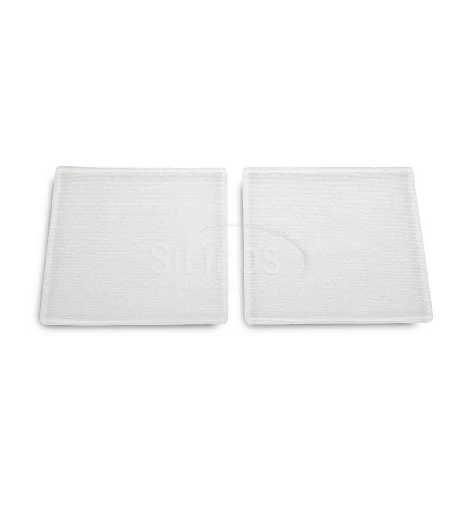 Silipos 15505 Pressure Sensitive Gel Square Pack of 2 - 4 x 4 in. Silicone Free Hypoallergenic Adhesive Cushion Strip. Foot Health