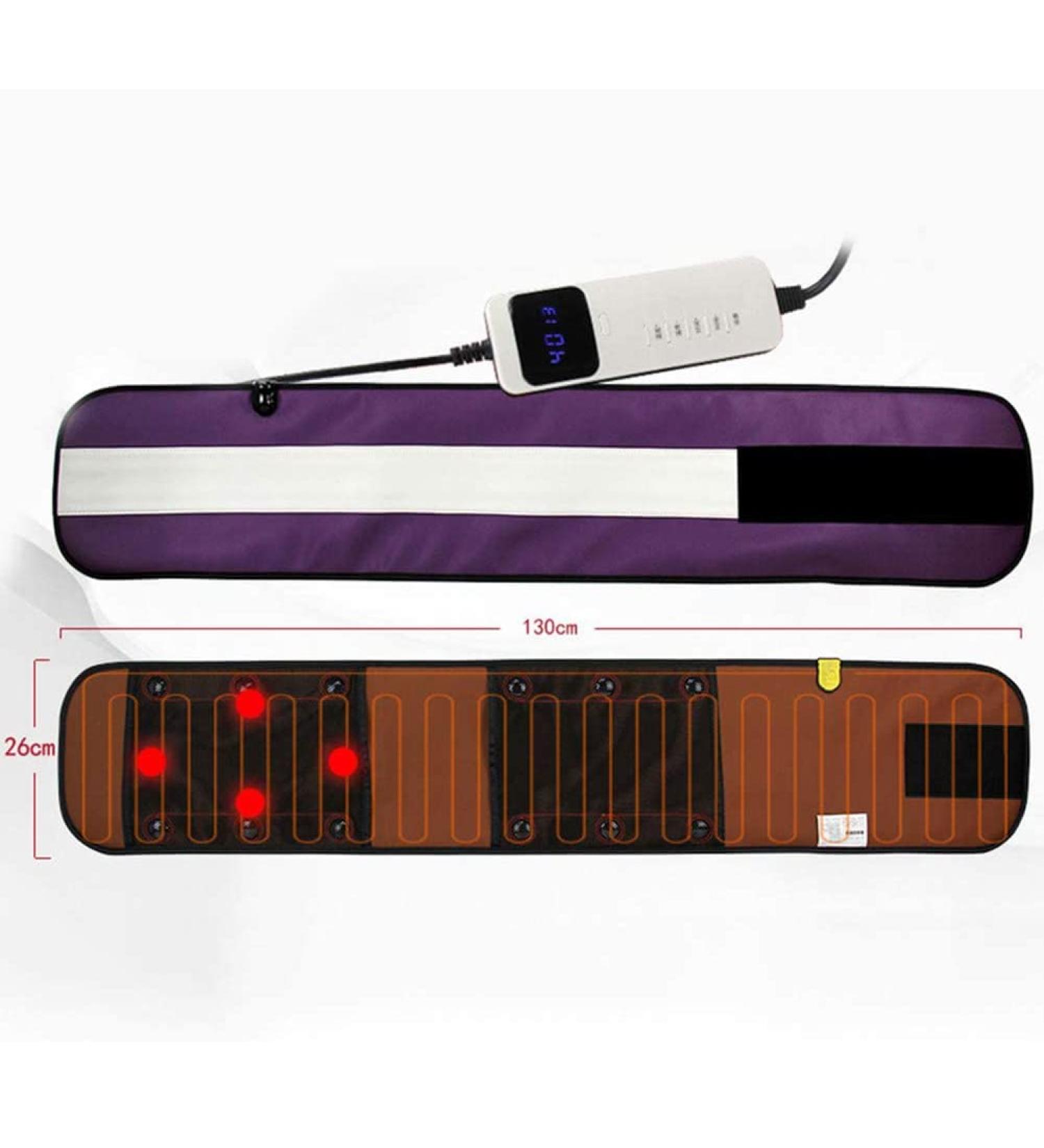 Lmeil Electrical Vibrating Slimming Belt - Air Vibration Massage Adjustable Temperature Fat Burner for Abdominal Pain Relief & Weight Loss - Buy Online on GoSupps.com