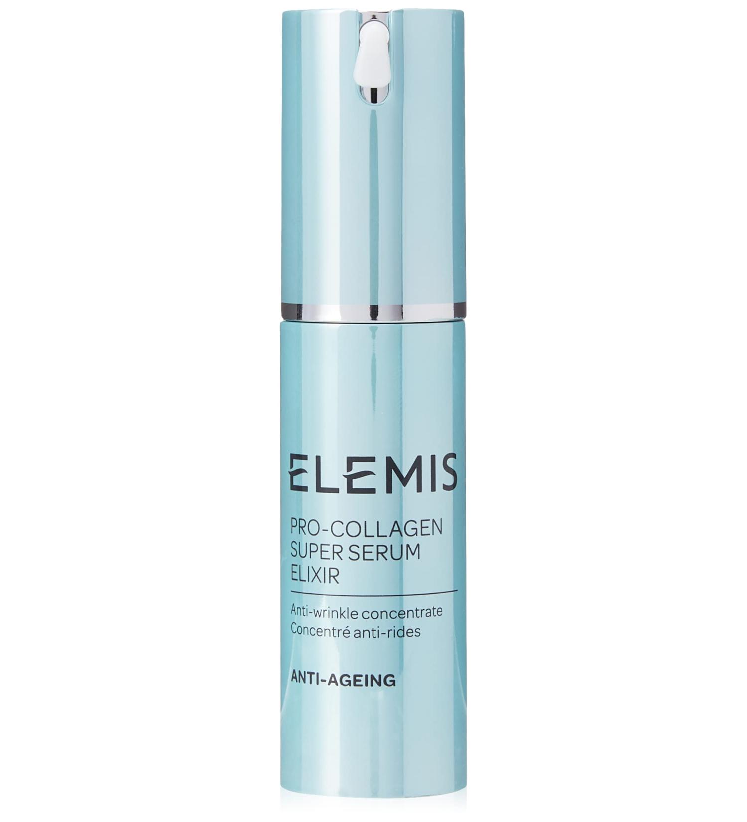 ELEMIS Pro-Collagen Super Serum Elixir | Anti-Wrinkle Concentrate | Nourishes, Plumps & Smooths | 15 mL - Buy Online on GoSupps.com