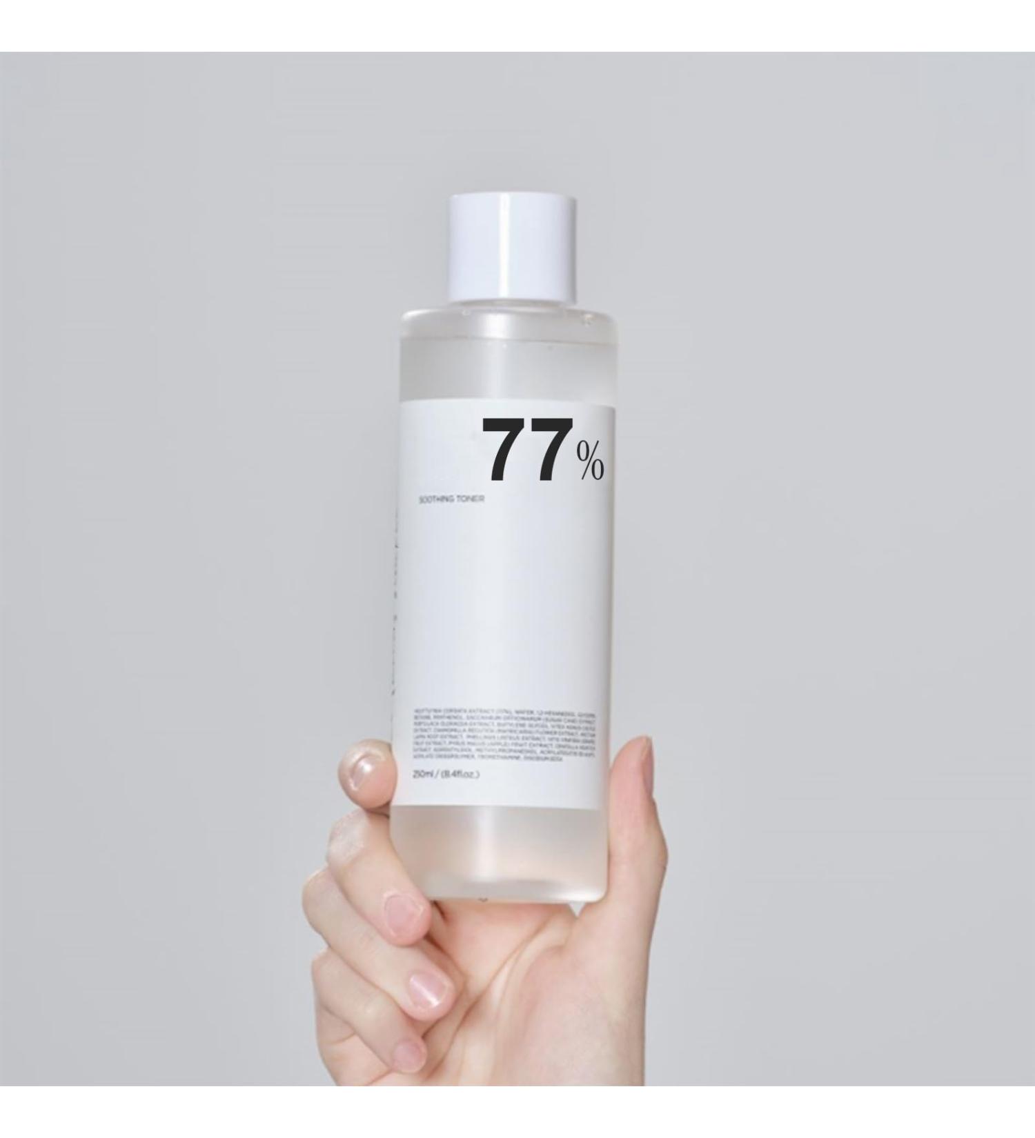 Heartleaf 77% Soothing Toner for Face Soothing Korean Toner for Deep Hydration Skin Care (250ml / 8.45 fl.oz.) - Buy Online on GoSupps.com