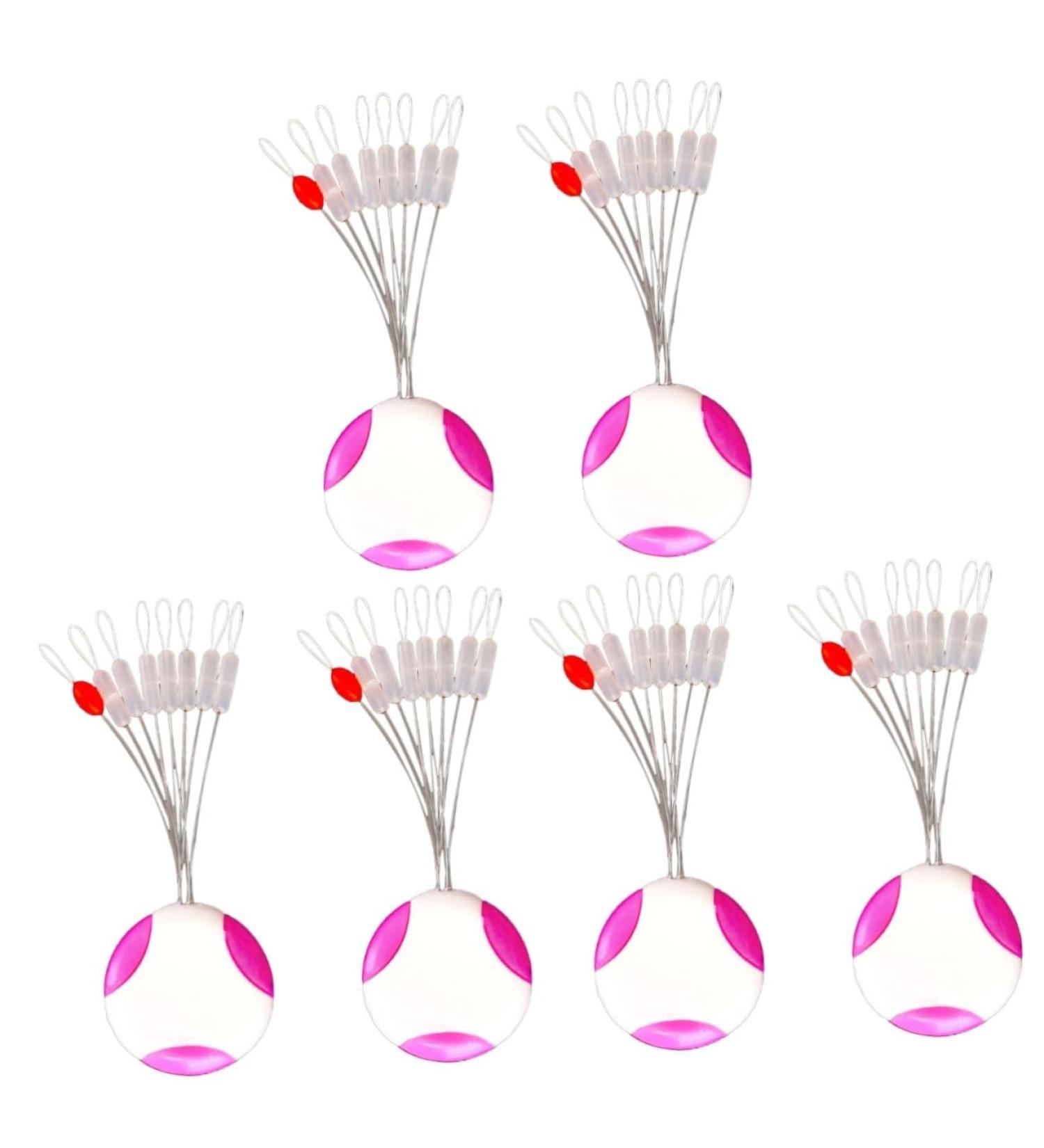 BESPORTBLE 20 Pcs Line Space Bean Fishing Tools Silicone Beans Space Beans Boxed Long Beans As Shownx3pcs Size 1x3pcs - Buy Online on GoSupps.com