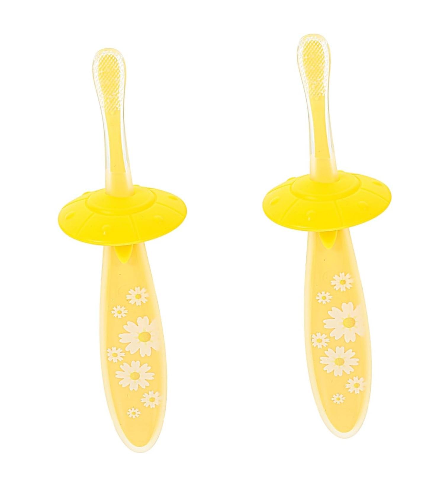 Buy Minkissy Portable Toddler Toothbrush Set | Travel-Friendly Soft Fur Tooth Cleaning Tools for Kids - Buy Online on GoSupps.com