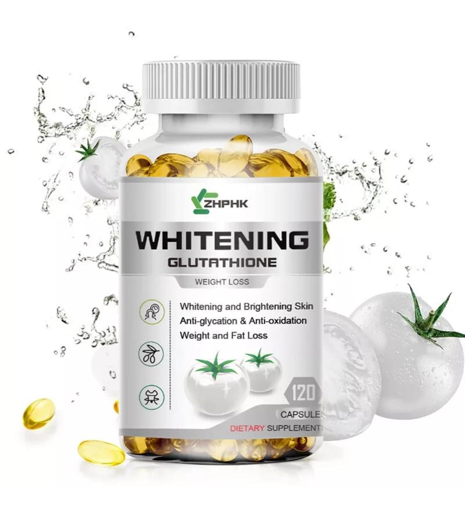 Best Glutathione Skin Whitening Pills Natural Anti-Aging Supplement For Beauty - Buy Online on GoSupps.com